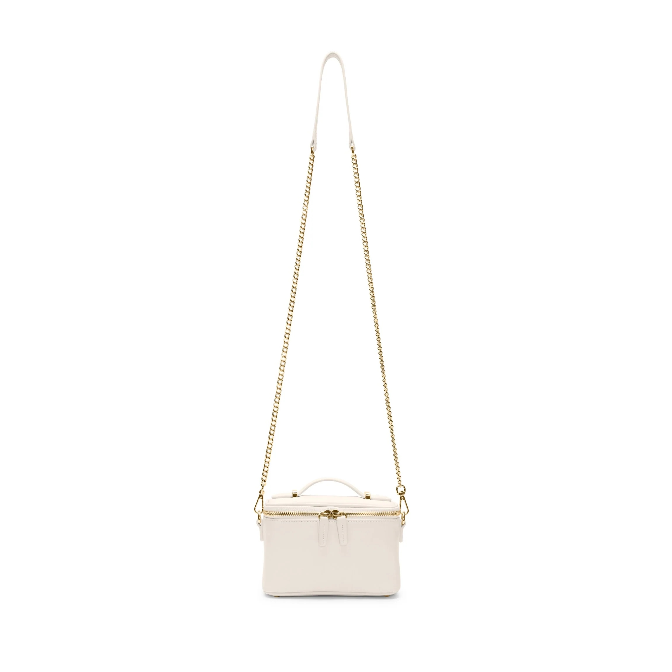Maddie Micro Train Case Crossbody Ivory - Image 4