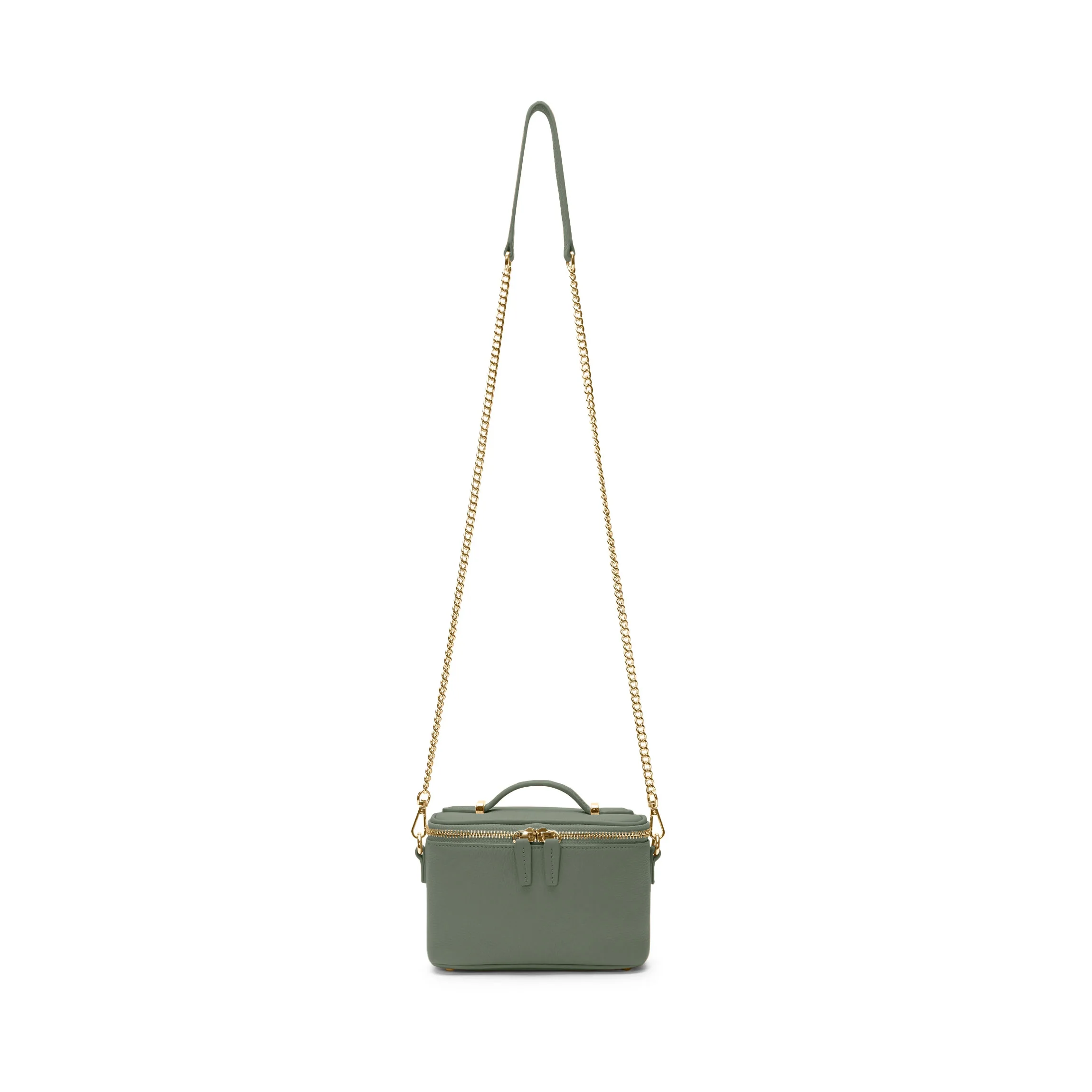 Maddie Micro Train Case Crossbody Moss - Image 4