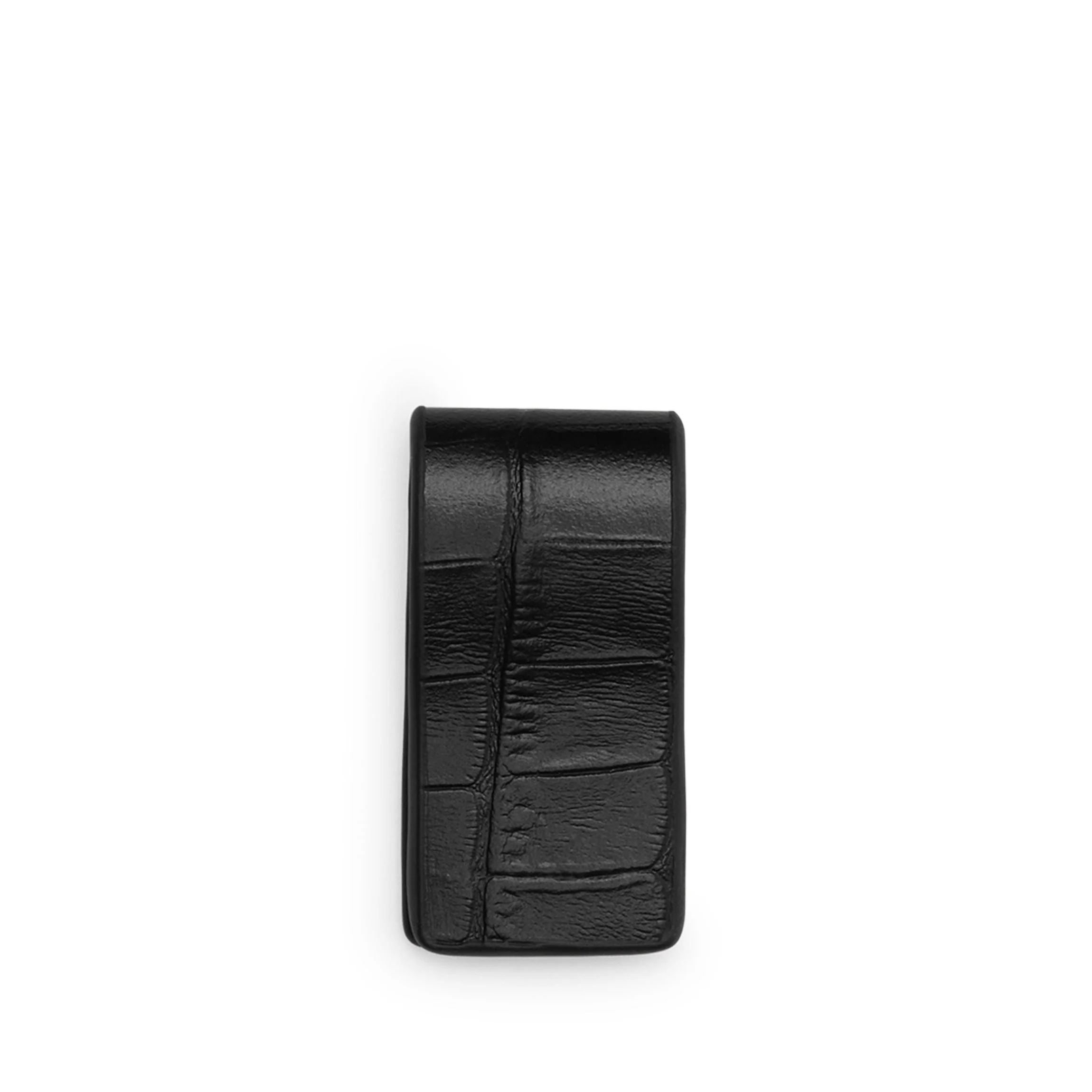 Magnetic Bookmark Black Croc