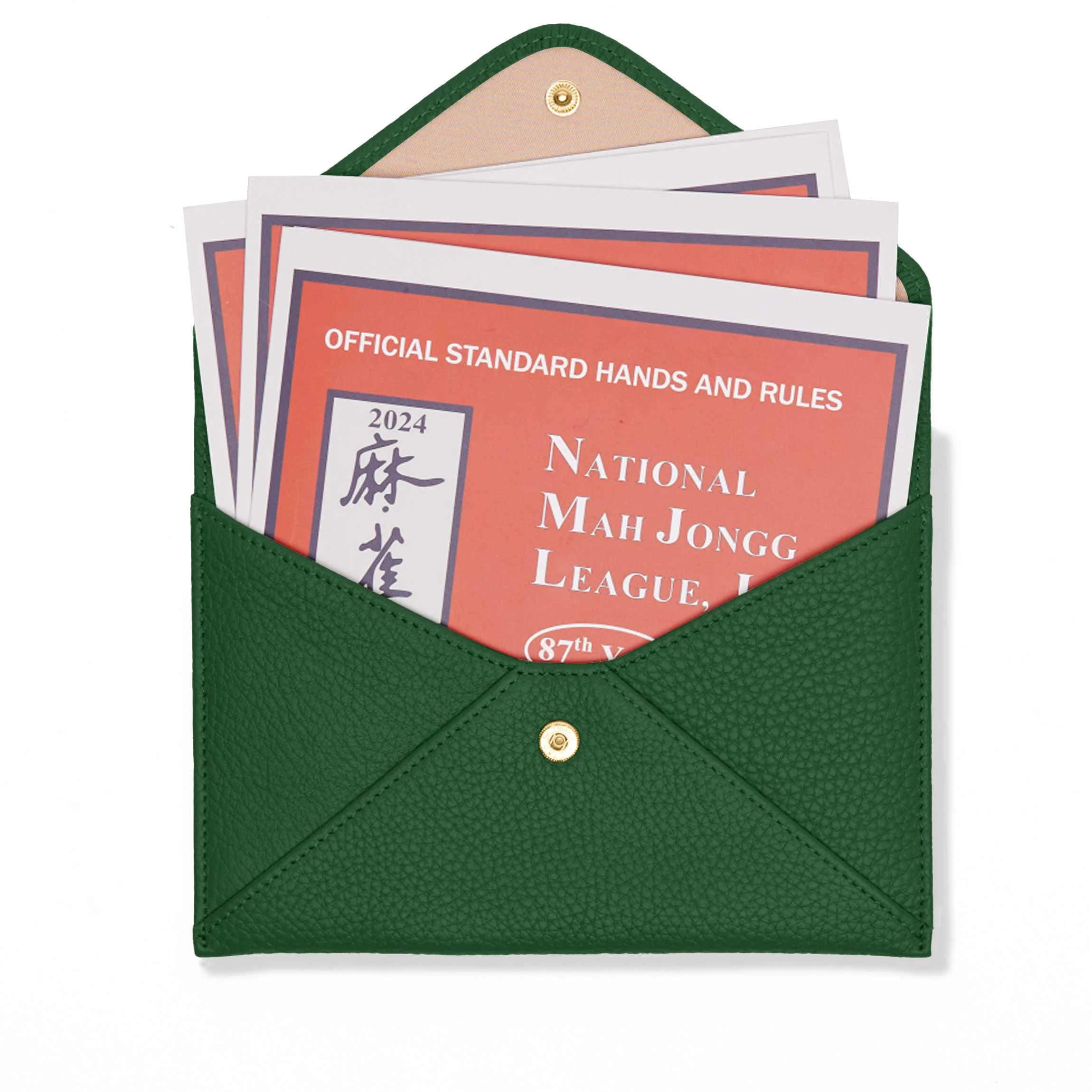 Mahjong Card Holder Fairway Green - Image 2