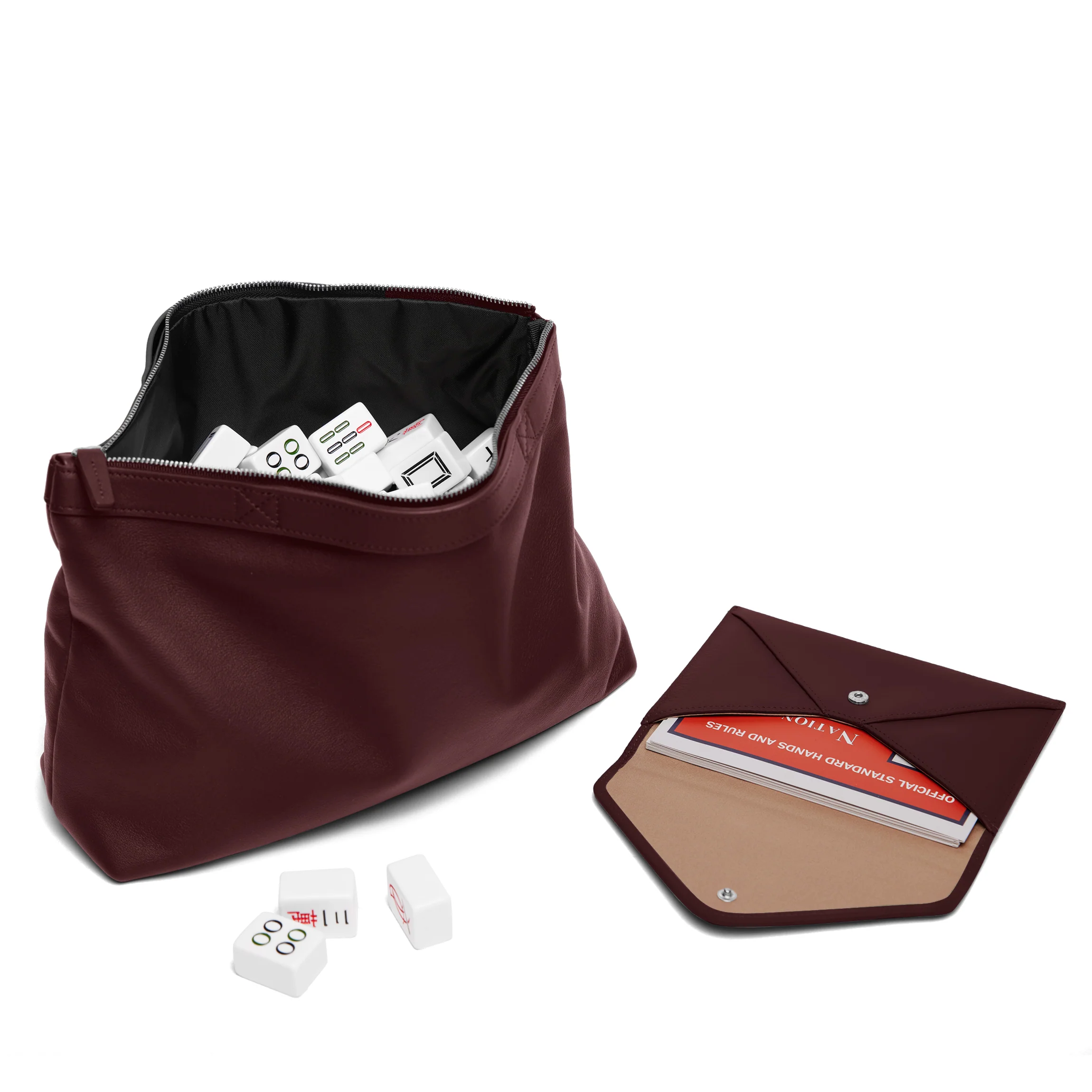 Mahjong Carrier Set Bordeaux - Image 2