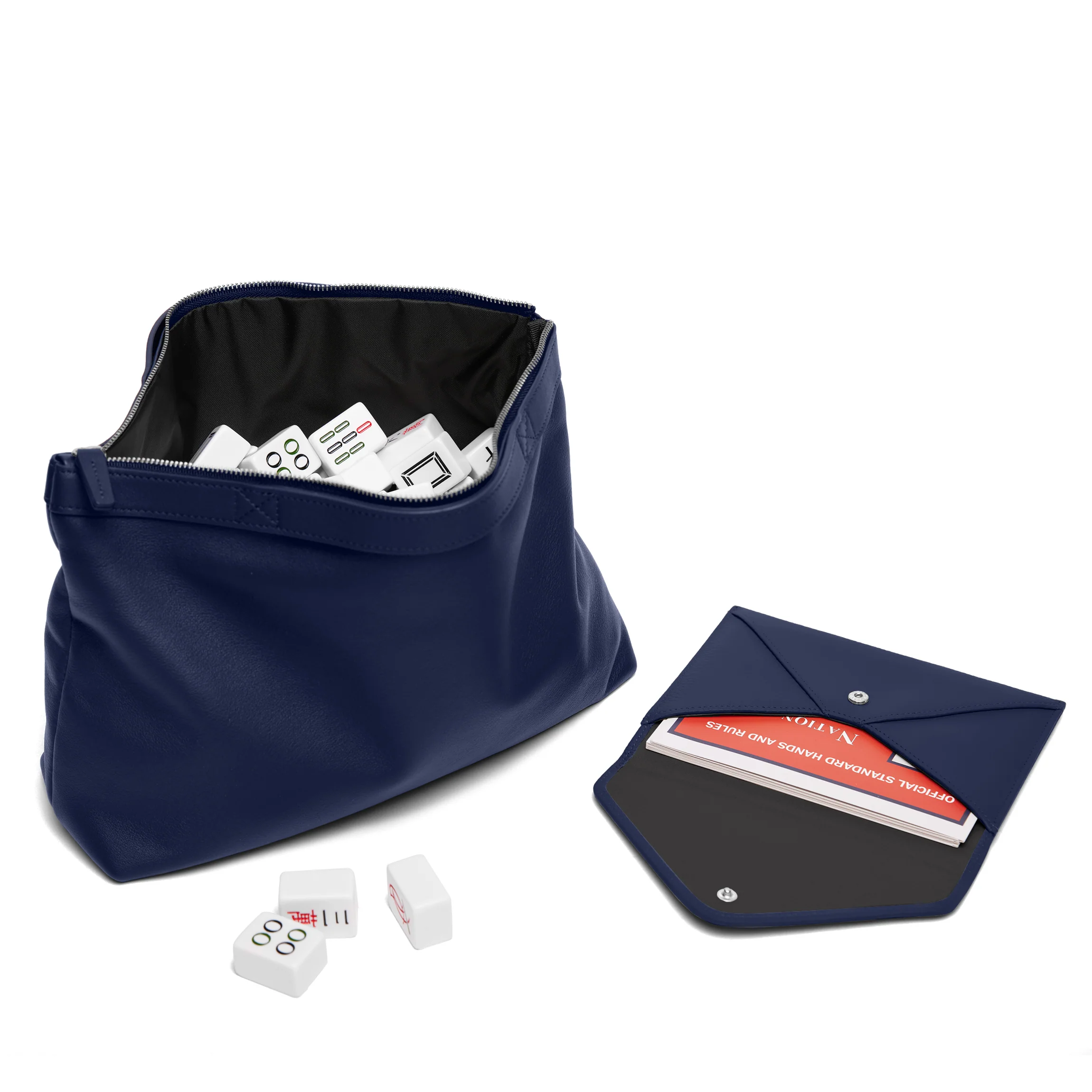 Mahjong Carrier Set Navy Blue - Image 2