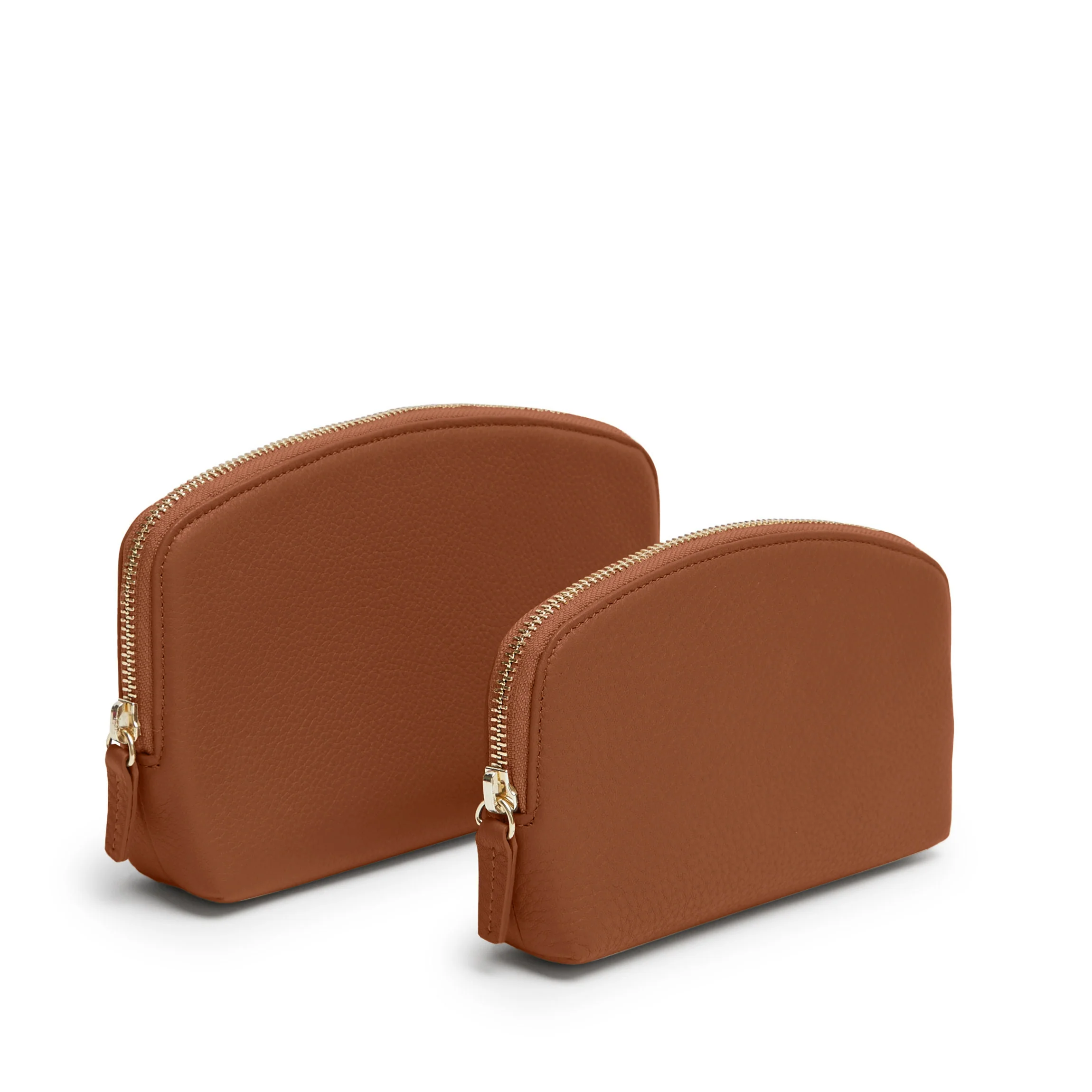 Makeup Pouch Set Saddle Brown - Image 3