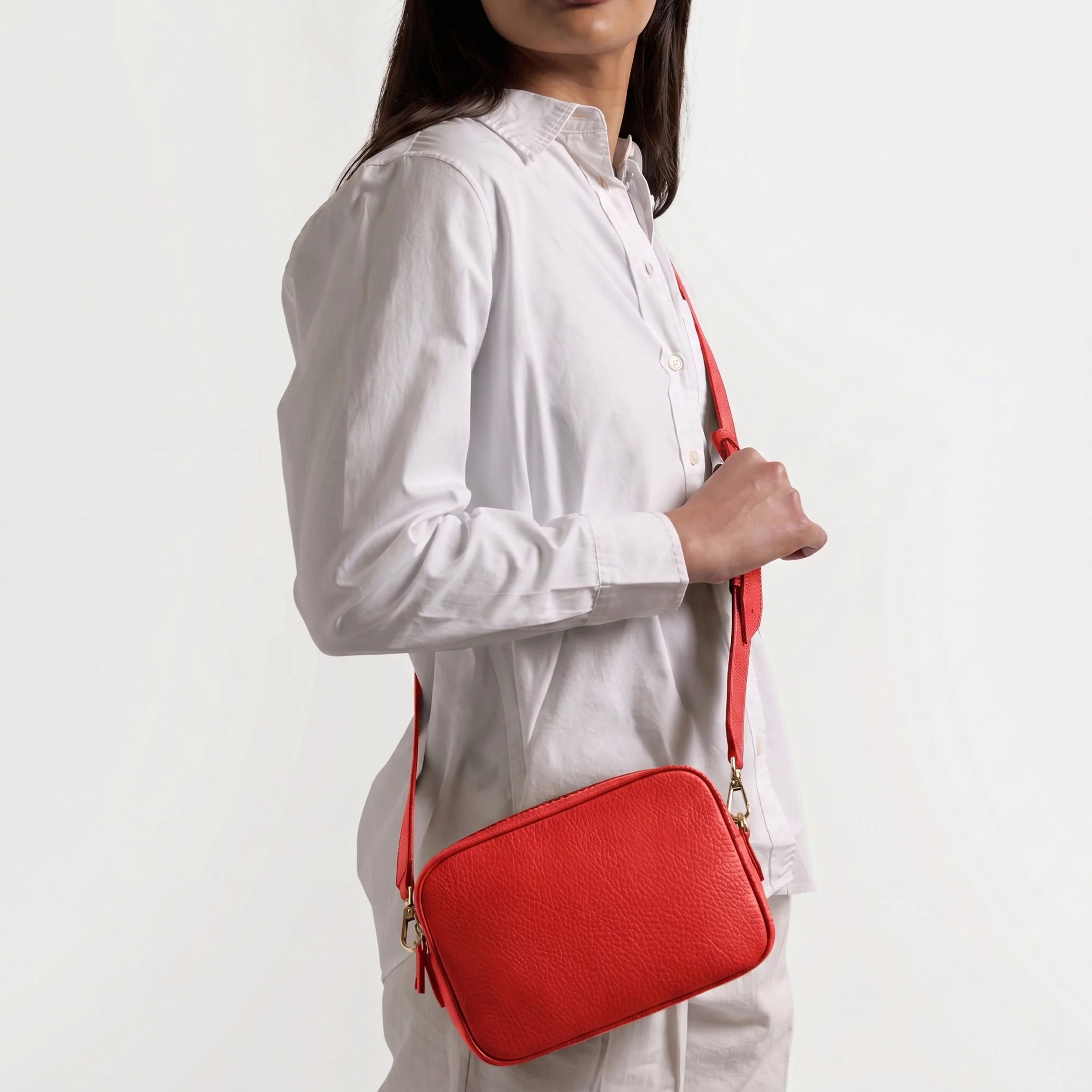 Meadow Double Zip Camera Bag Buoy Red - Image 2