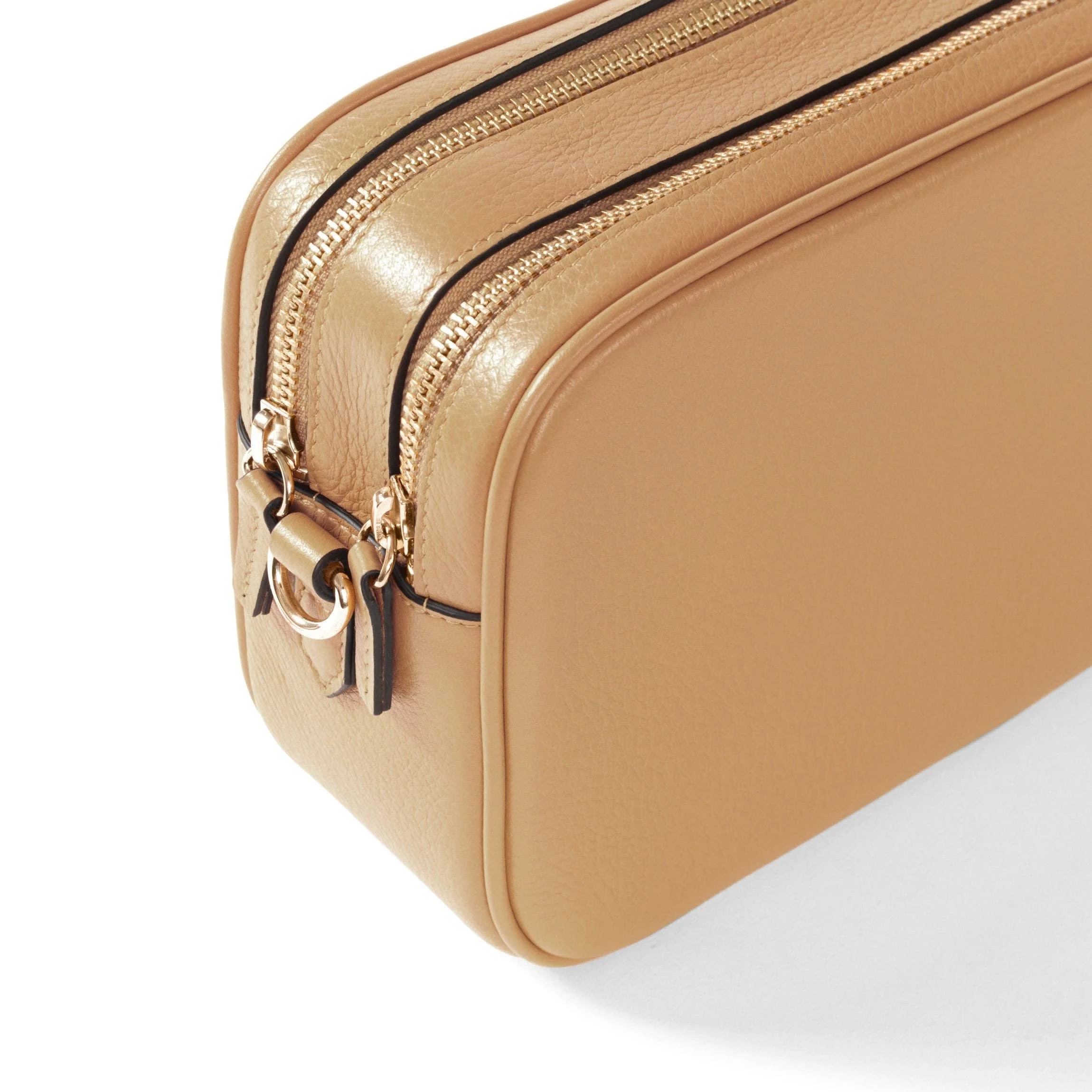 Meadow Double Zip Camera Bag Camel - Image 4