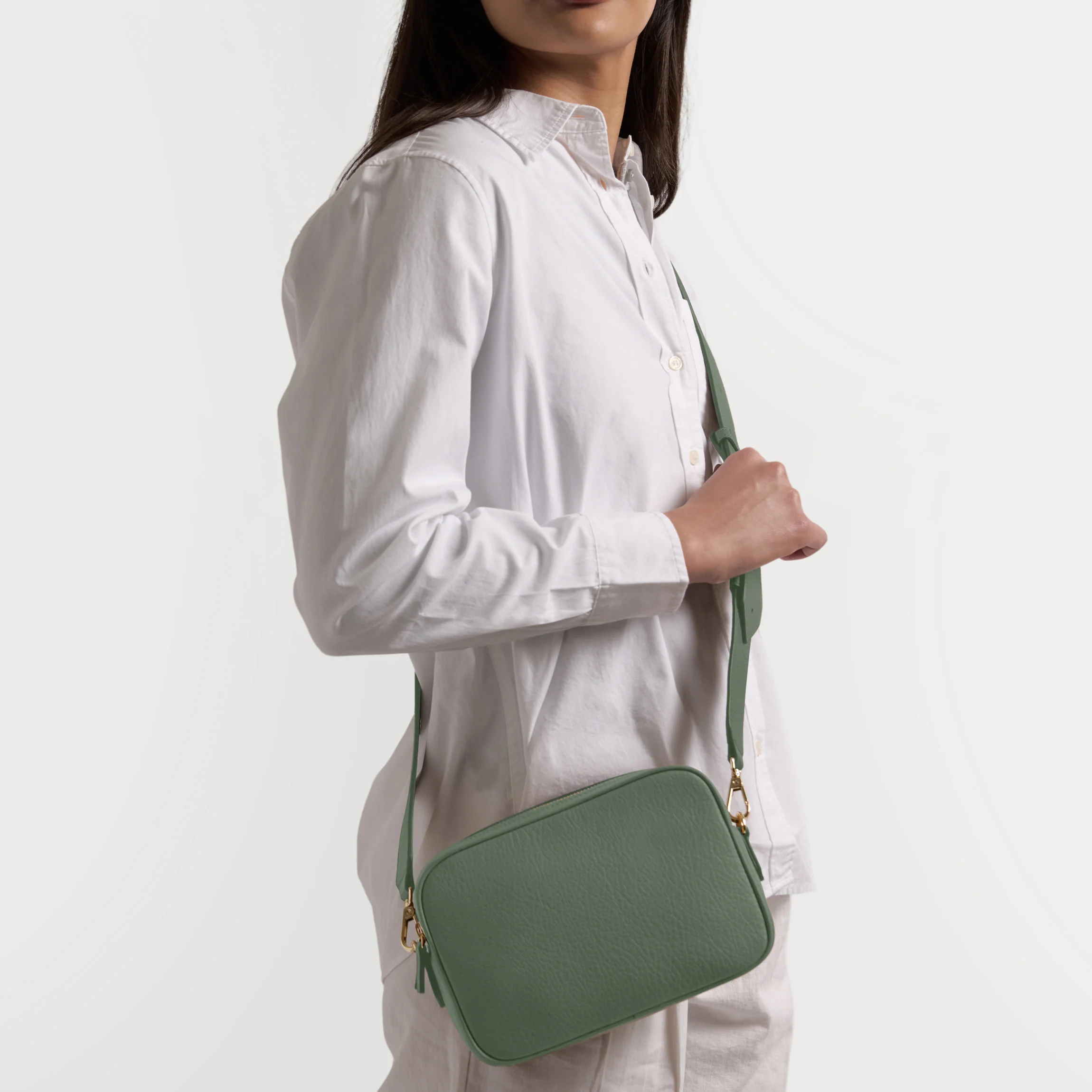 Meadow Double Zip Camera Bag Moss - Image 2