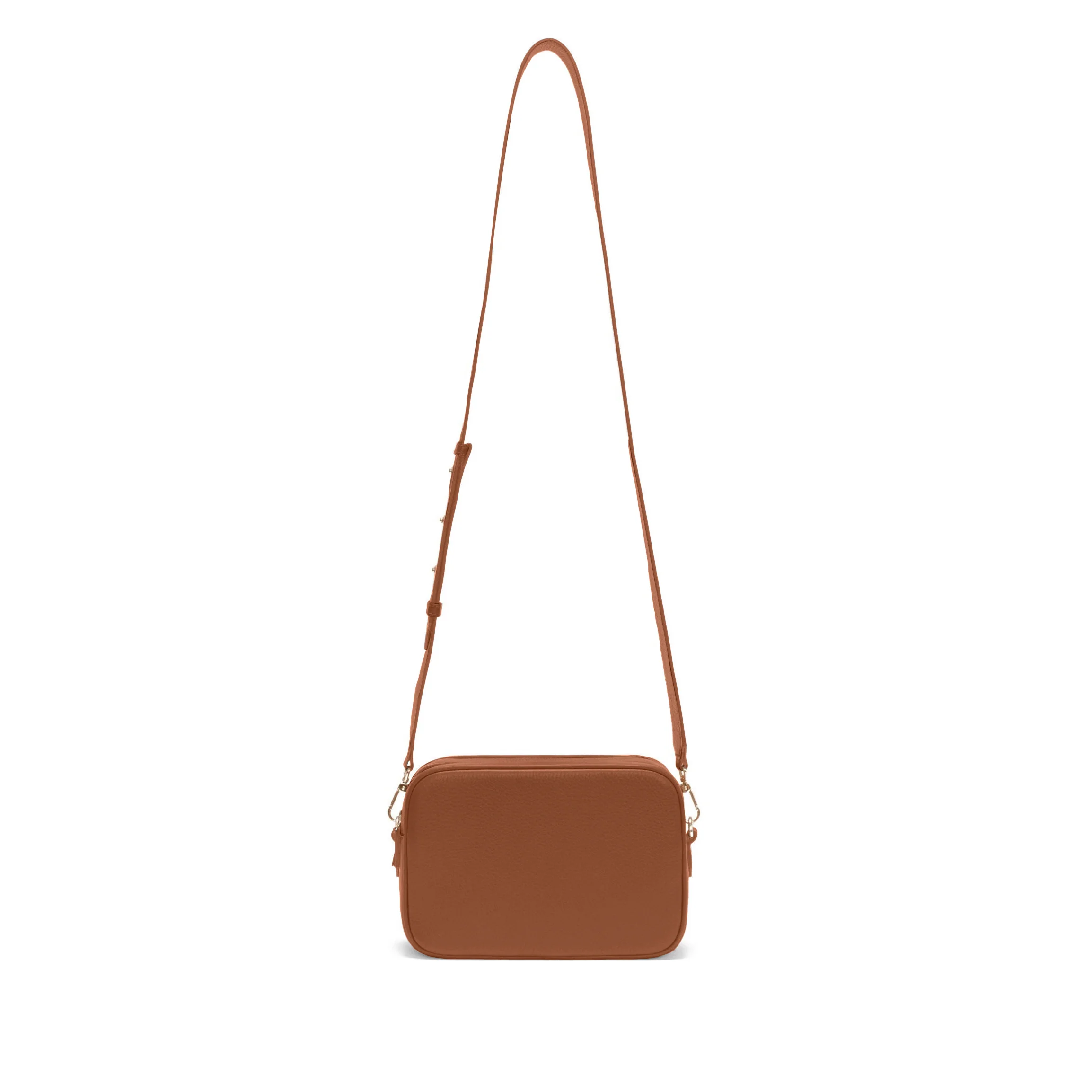 Meadow Double Zip Camera Bag Saddle Brown - Image 3