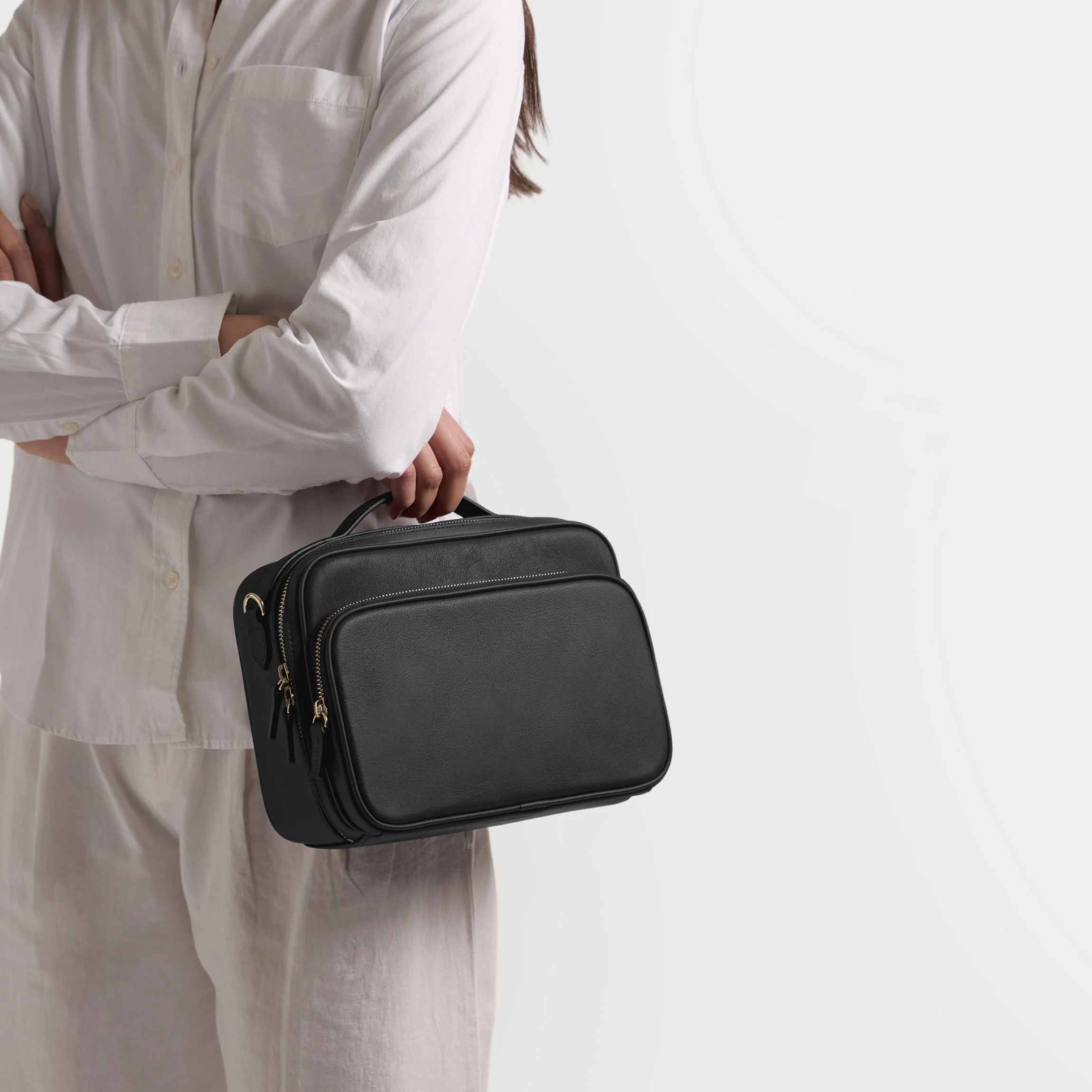 Meadow Large Satchel Black Onyx - Image 3