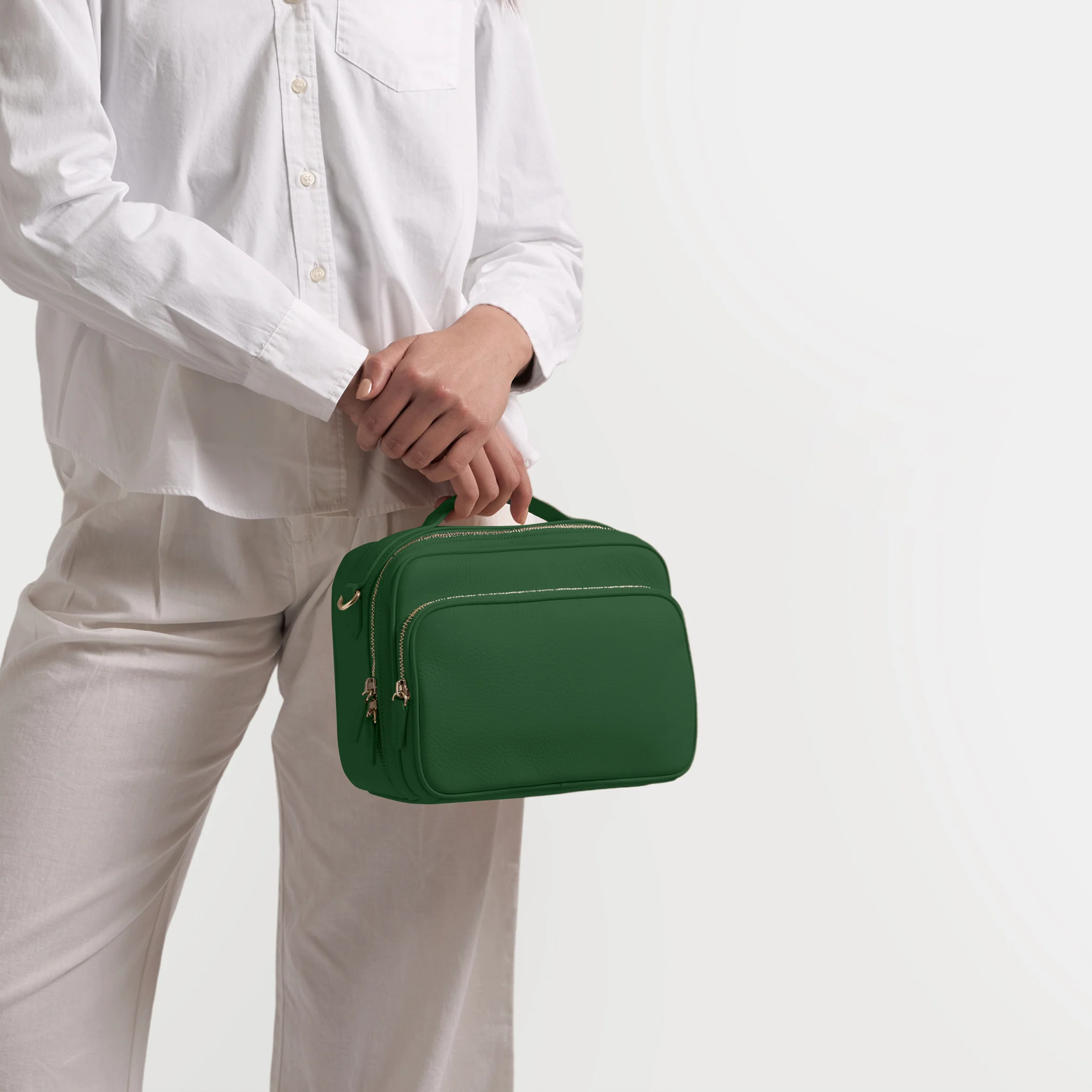 Meadow Large Satchel Fairway Green - Image 3