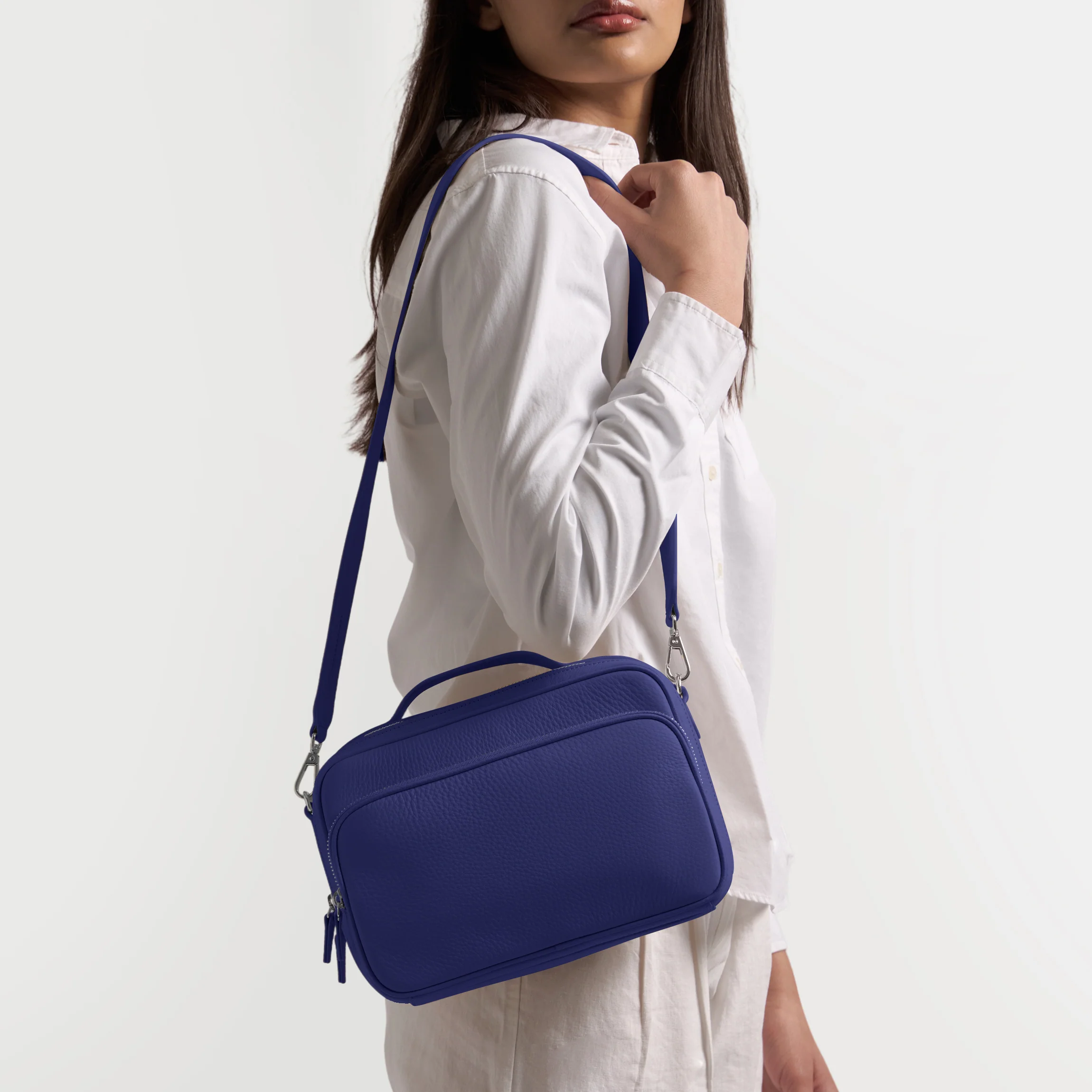 Meadow Large Satchel Regatta Blue - Image 2