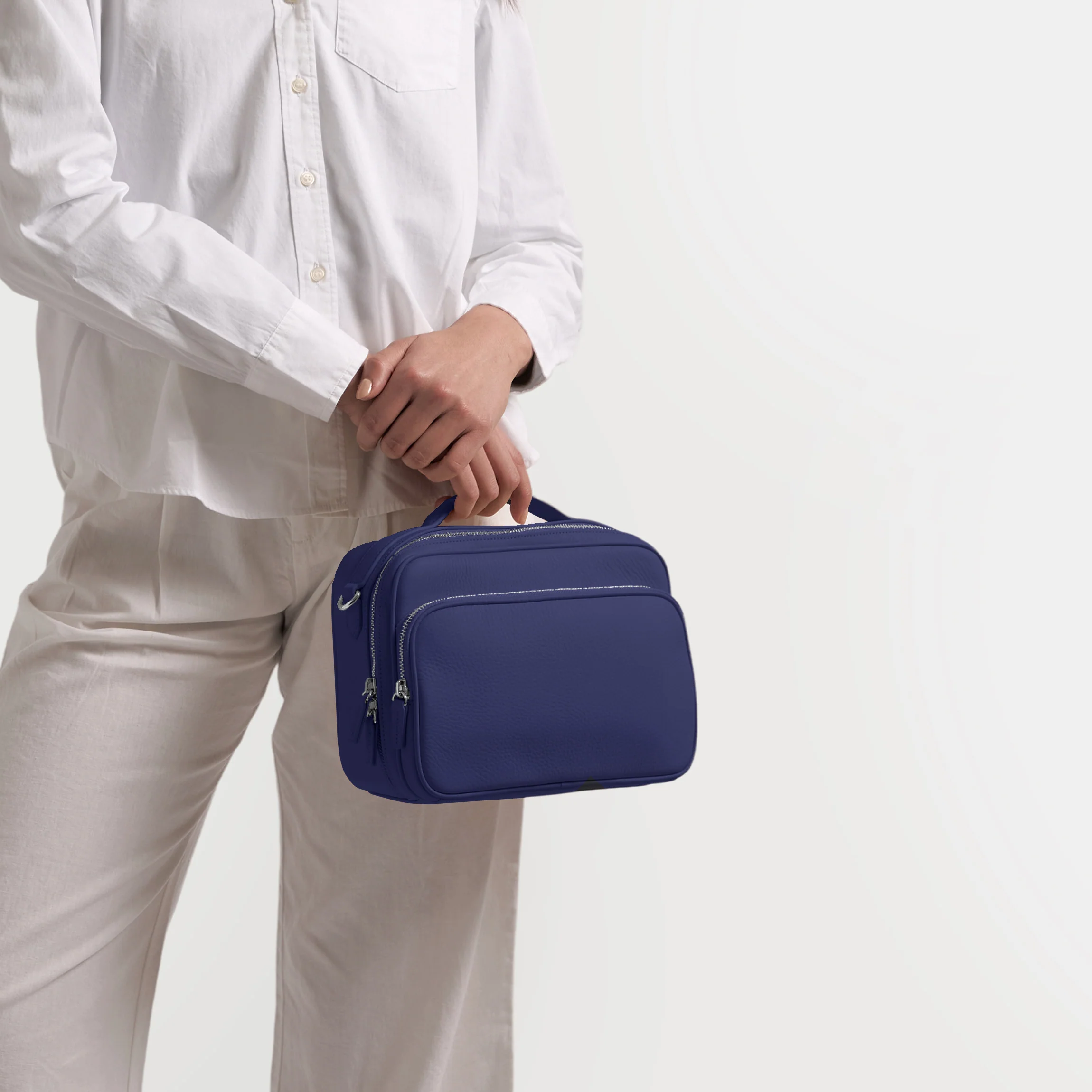Meadow Large Satchel Regatta Blue - Image 3