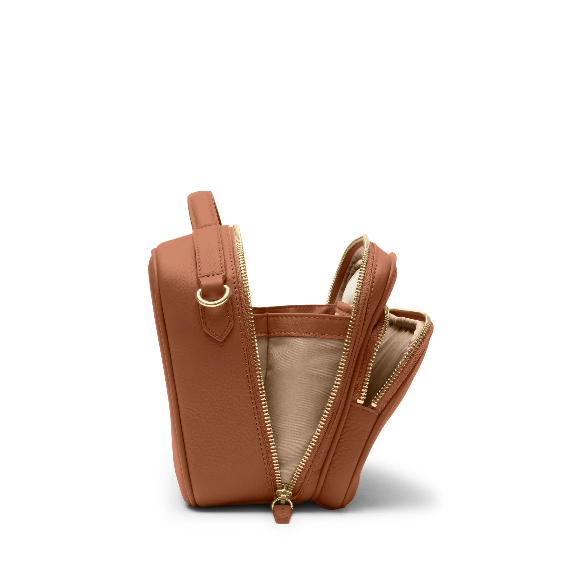Meadow Large Satchel Saddle Brown - Image 6