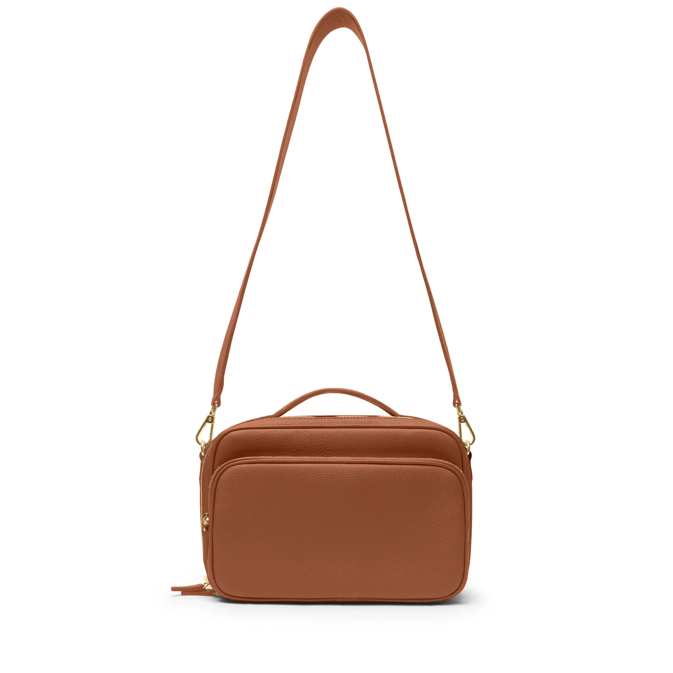 Meadow Large Satchel Saddle Brown - Image 8