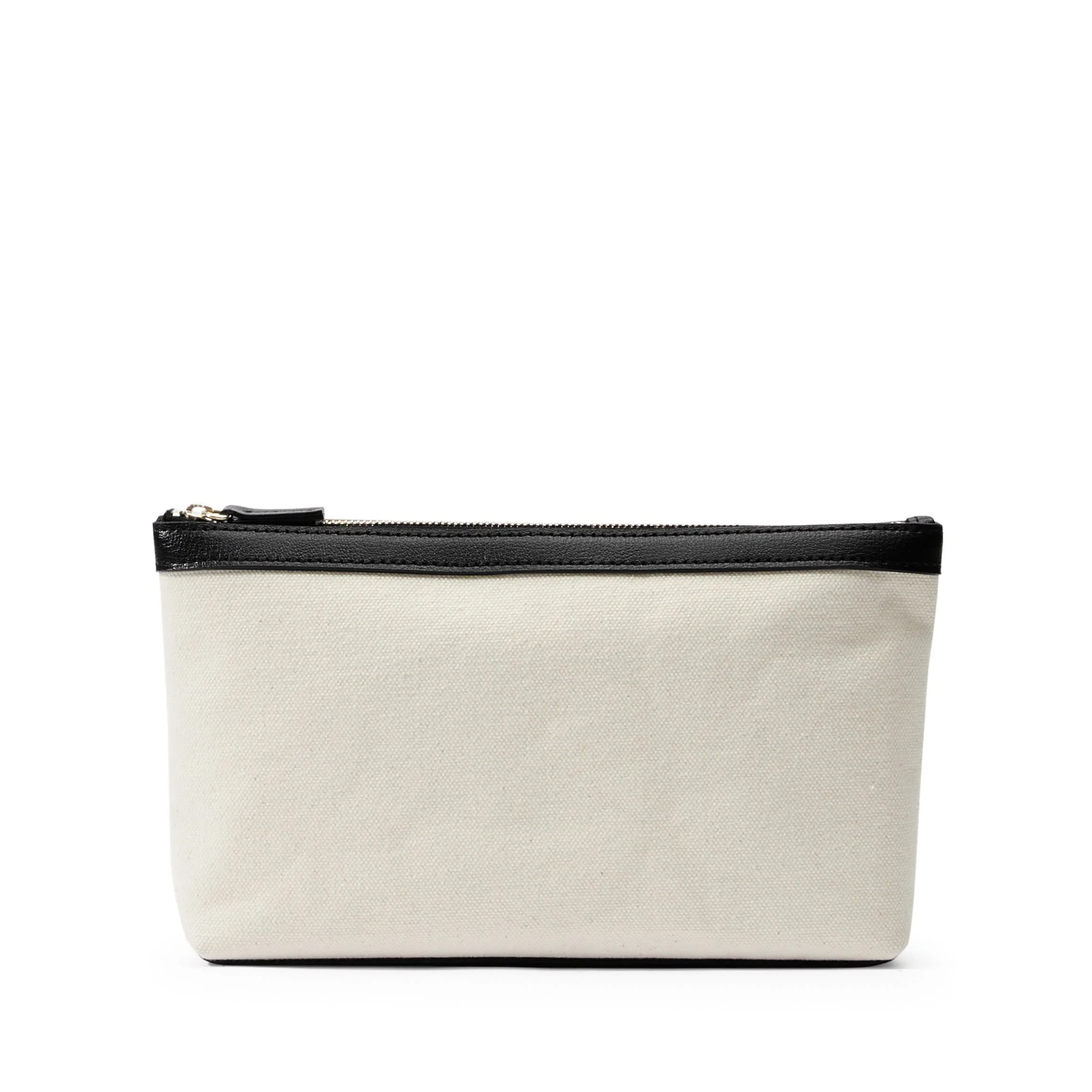 Medium Accessories Pouch in Canvas Natural Canvas/Black - Image 4
