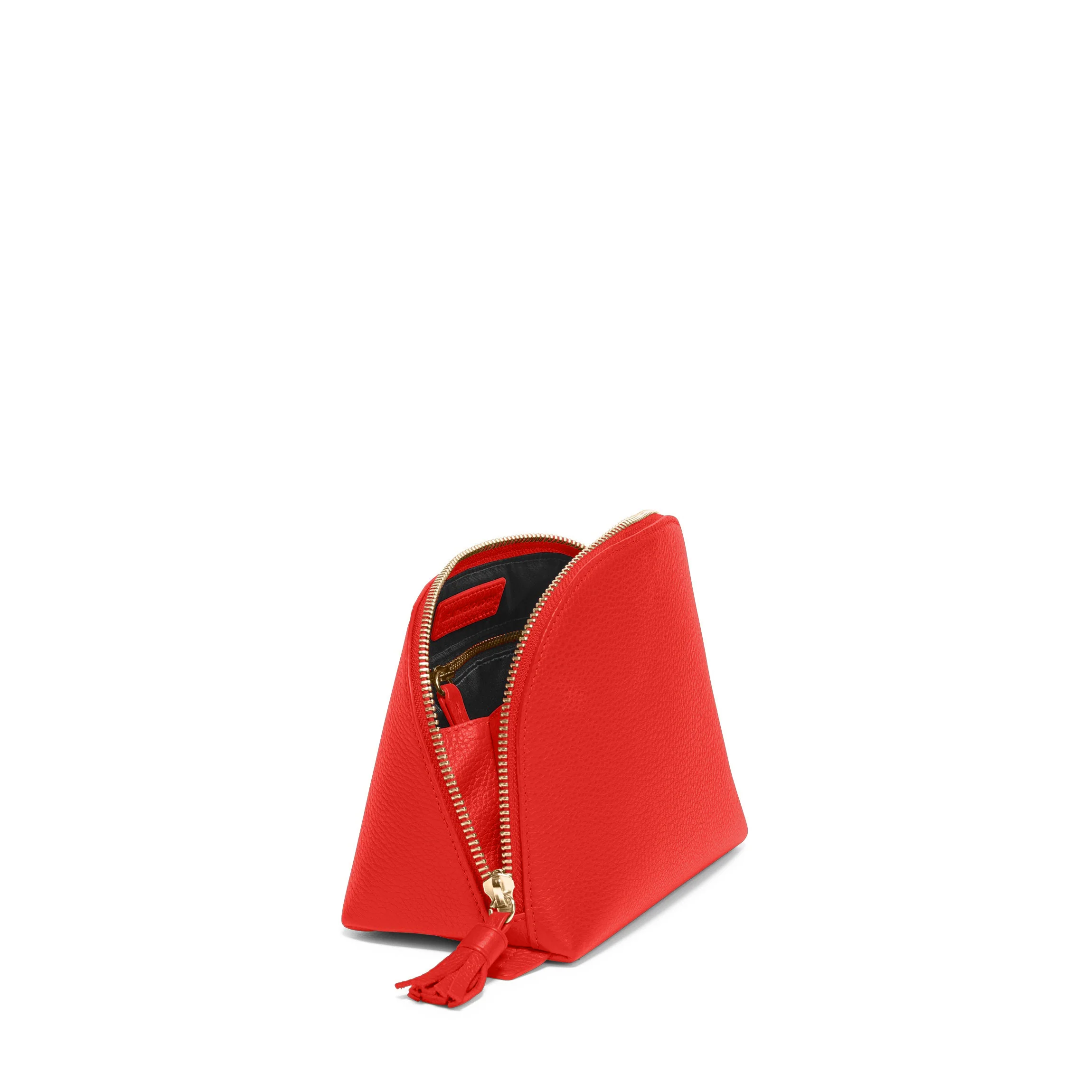Medium Clamshell Makeup Bag Buoy Red - Image 3