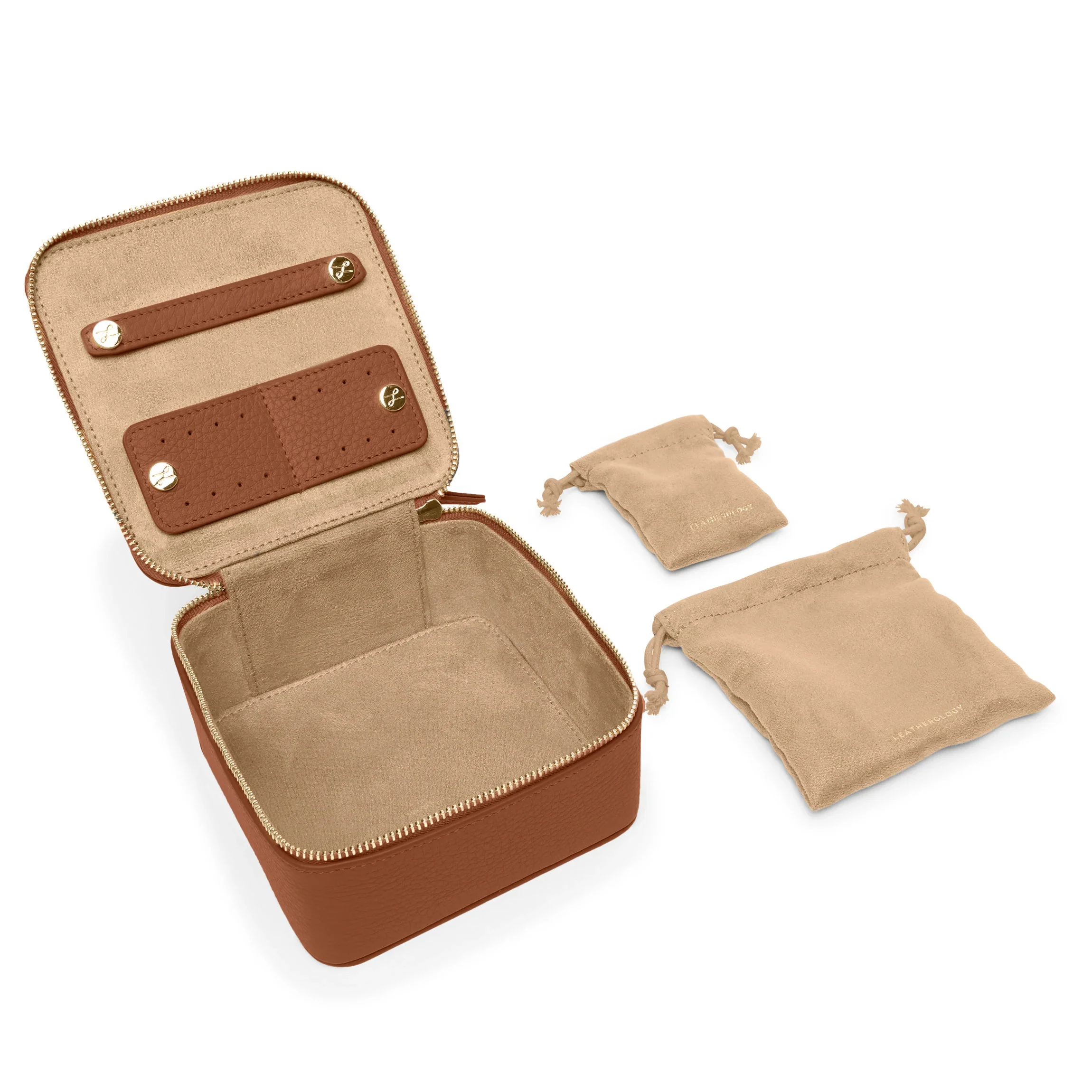 Medium Jewelry Organizer Saddle Brown - Image 2