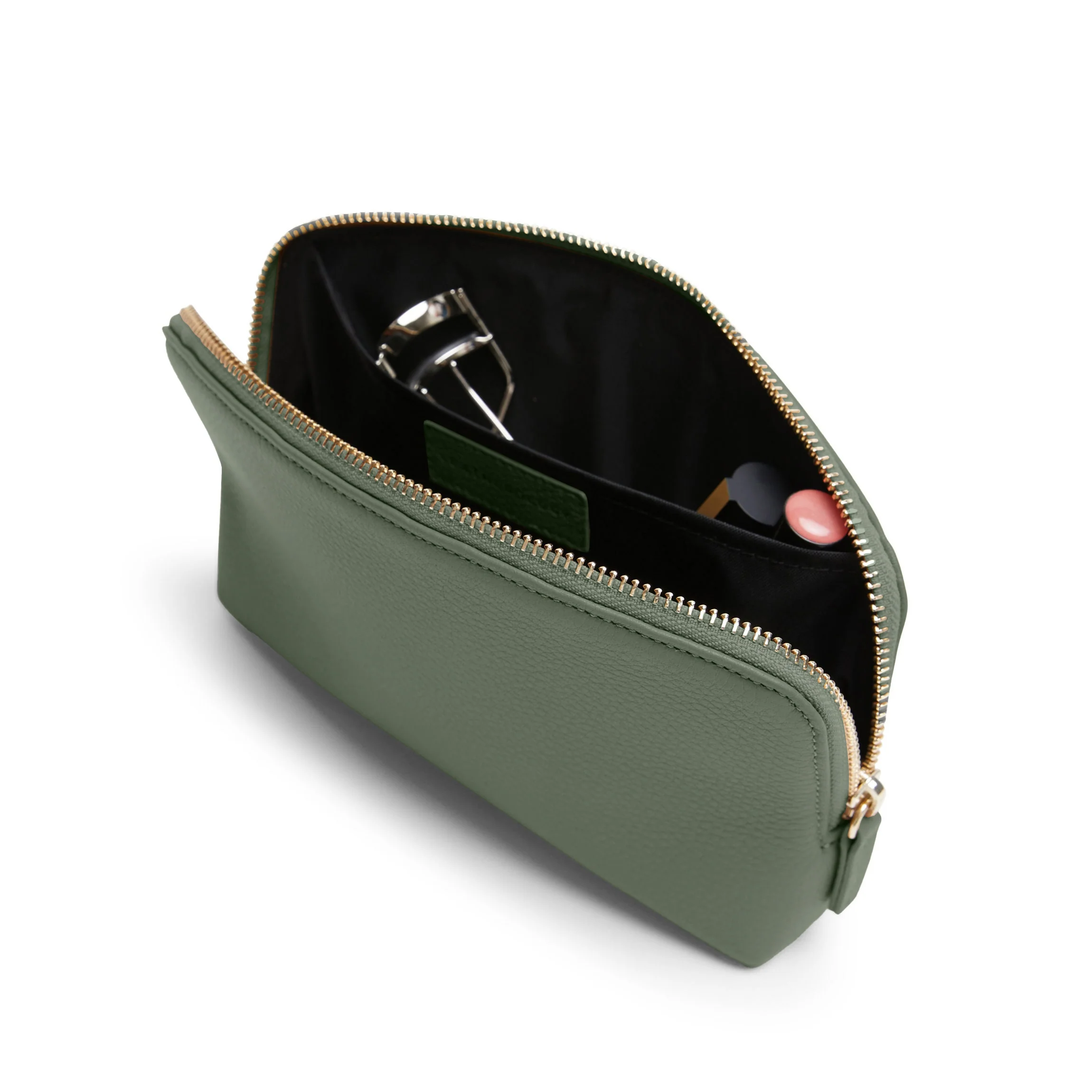 Medium Makeup Pouch Moss - Image 4