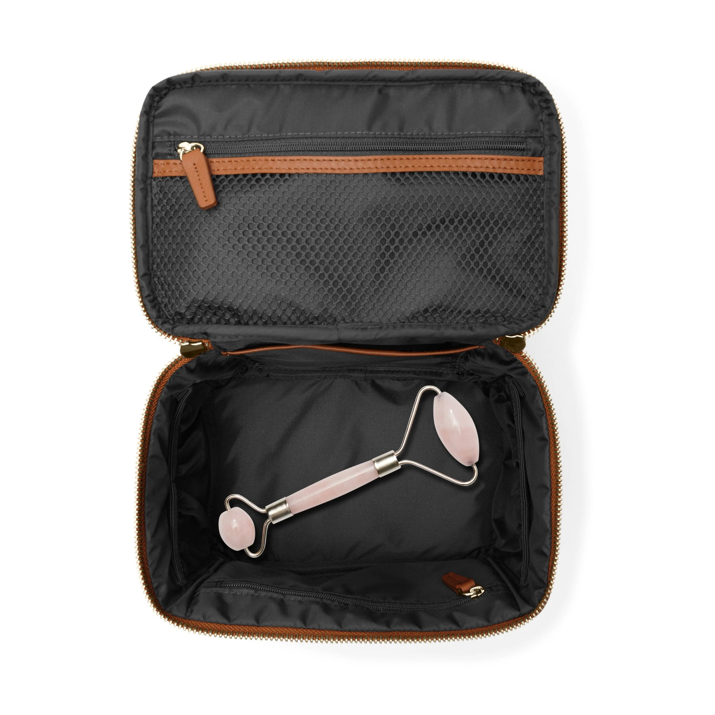 Medium Train Case Cognac - Image 4