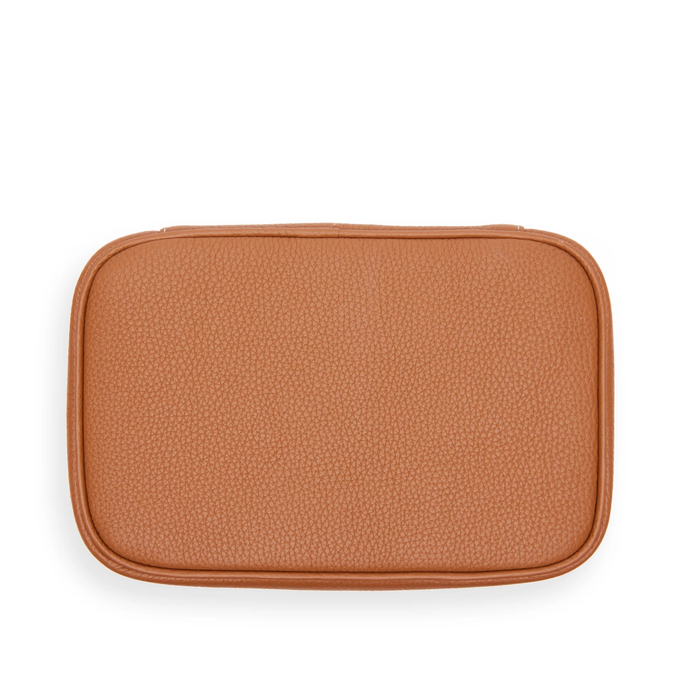 Medium Train Case Natural Canvas/Saddle Brown - Image 7