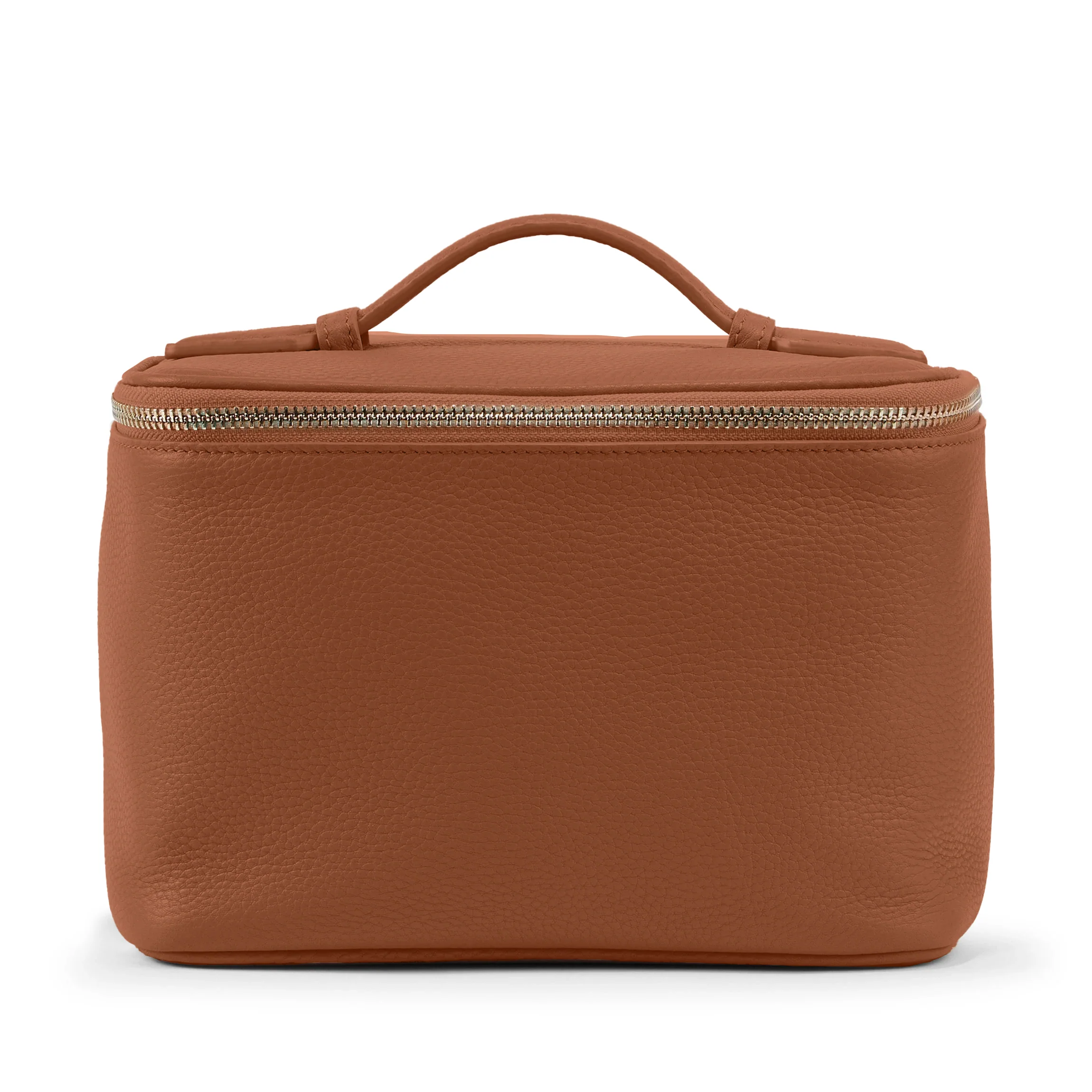 Medium Train Case Saddle Brown