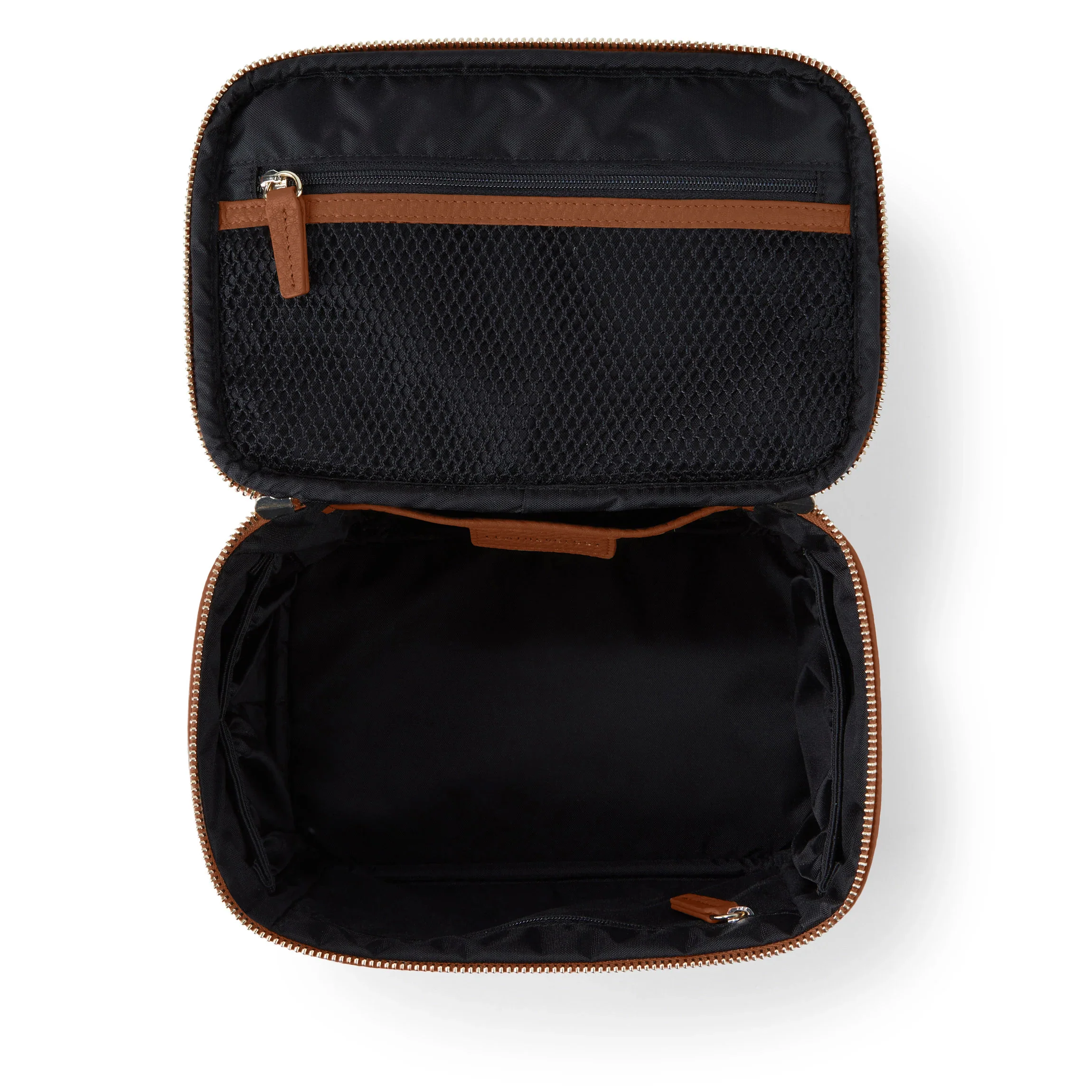 Medium Train Case Saddle Brown - Image 4
