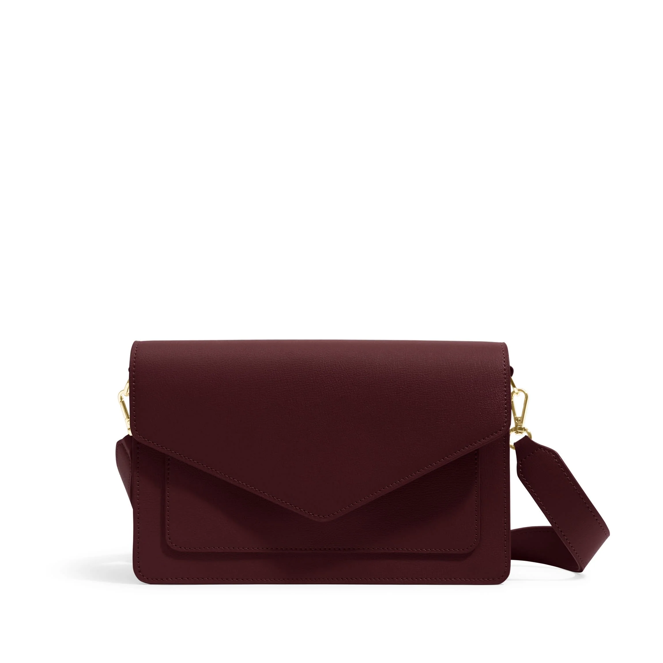 Medium Willow Envelope Bag Oxblood