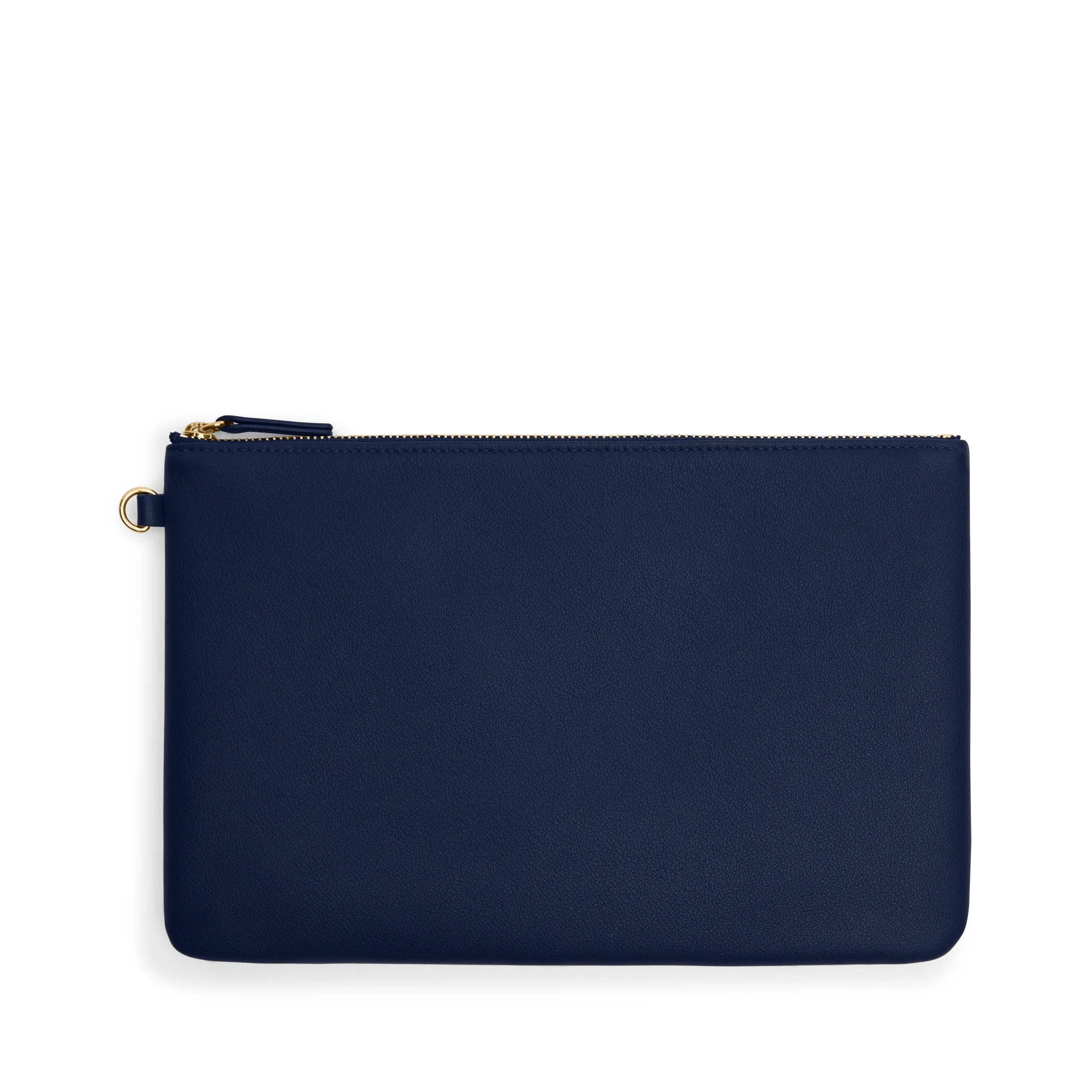 Medium Wristlet Pouch Navy Blue - Image 3