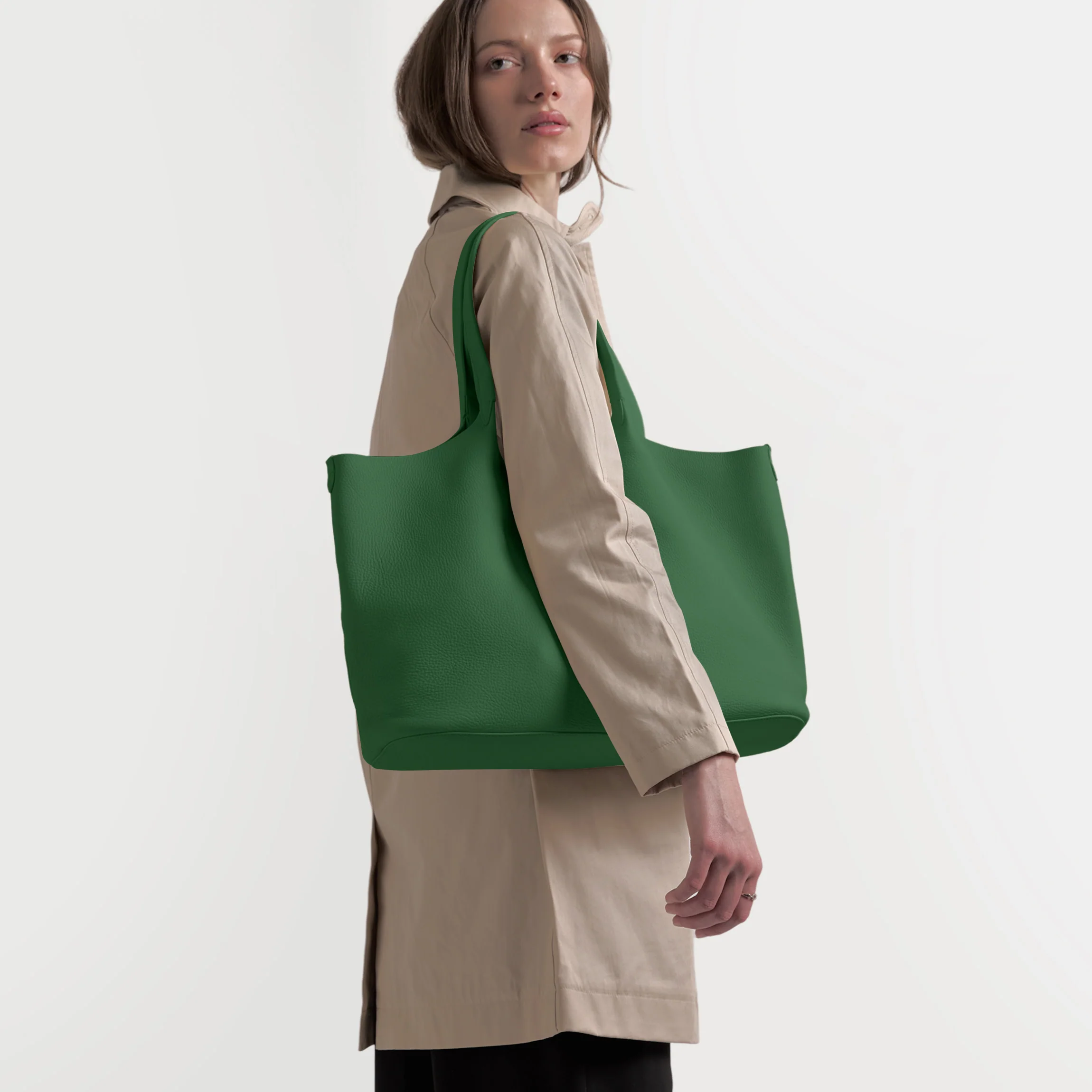 Mia Horizontal Tote Fairway Green - Image 2
