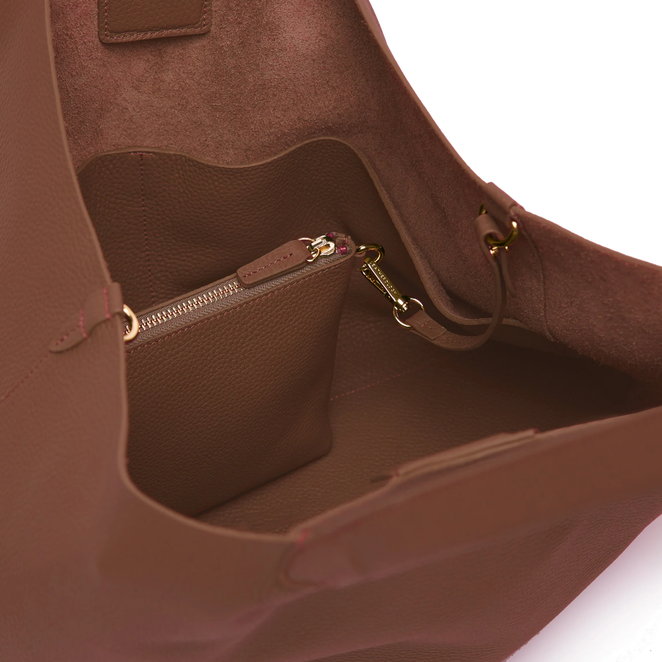 Mia Horizontal Tote Saddle Brown - Image 5