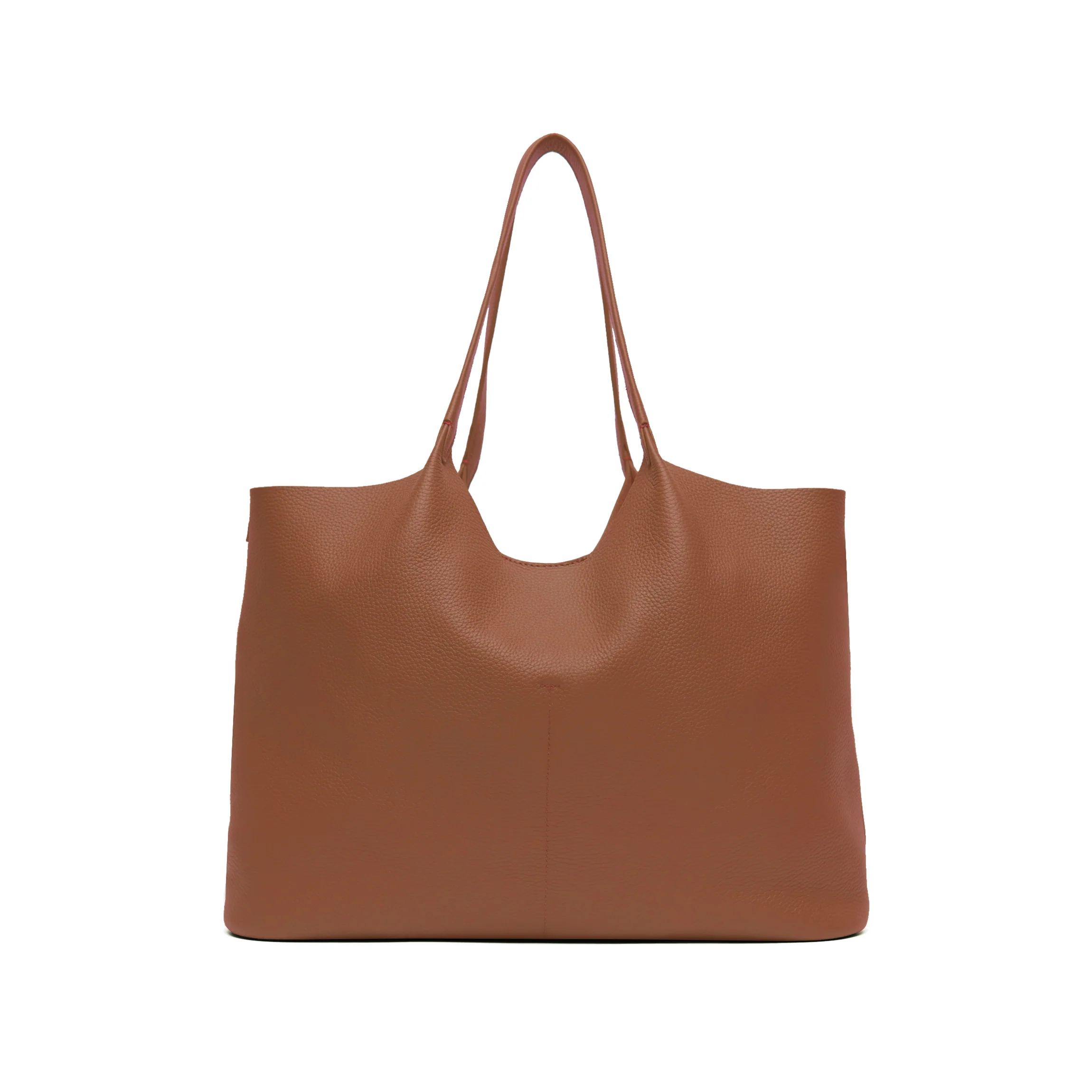 Mia Horizontal Tote Saddle Brown - Image 9