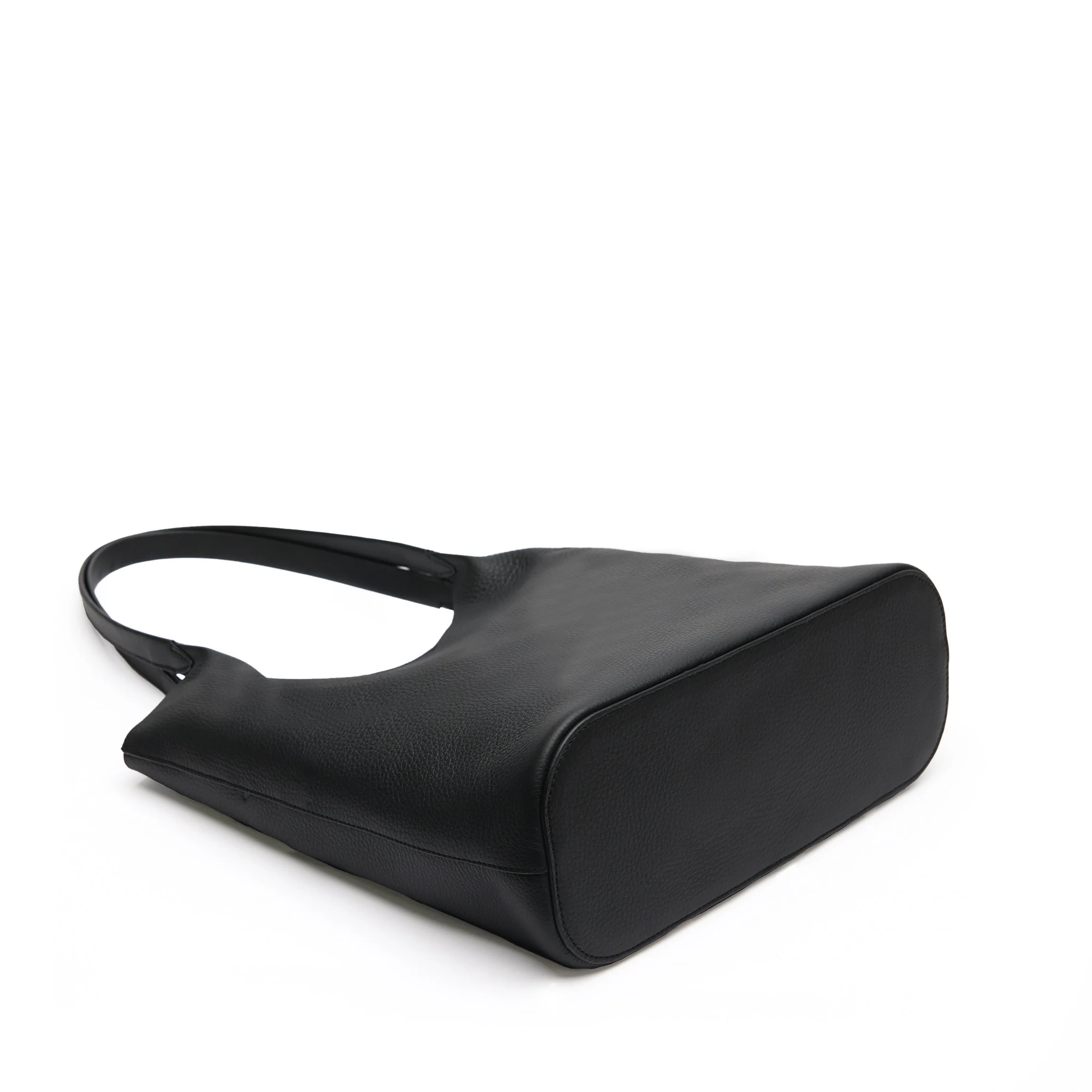 Mia Large Shopper Tote Black Pebble - Image 6