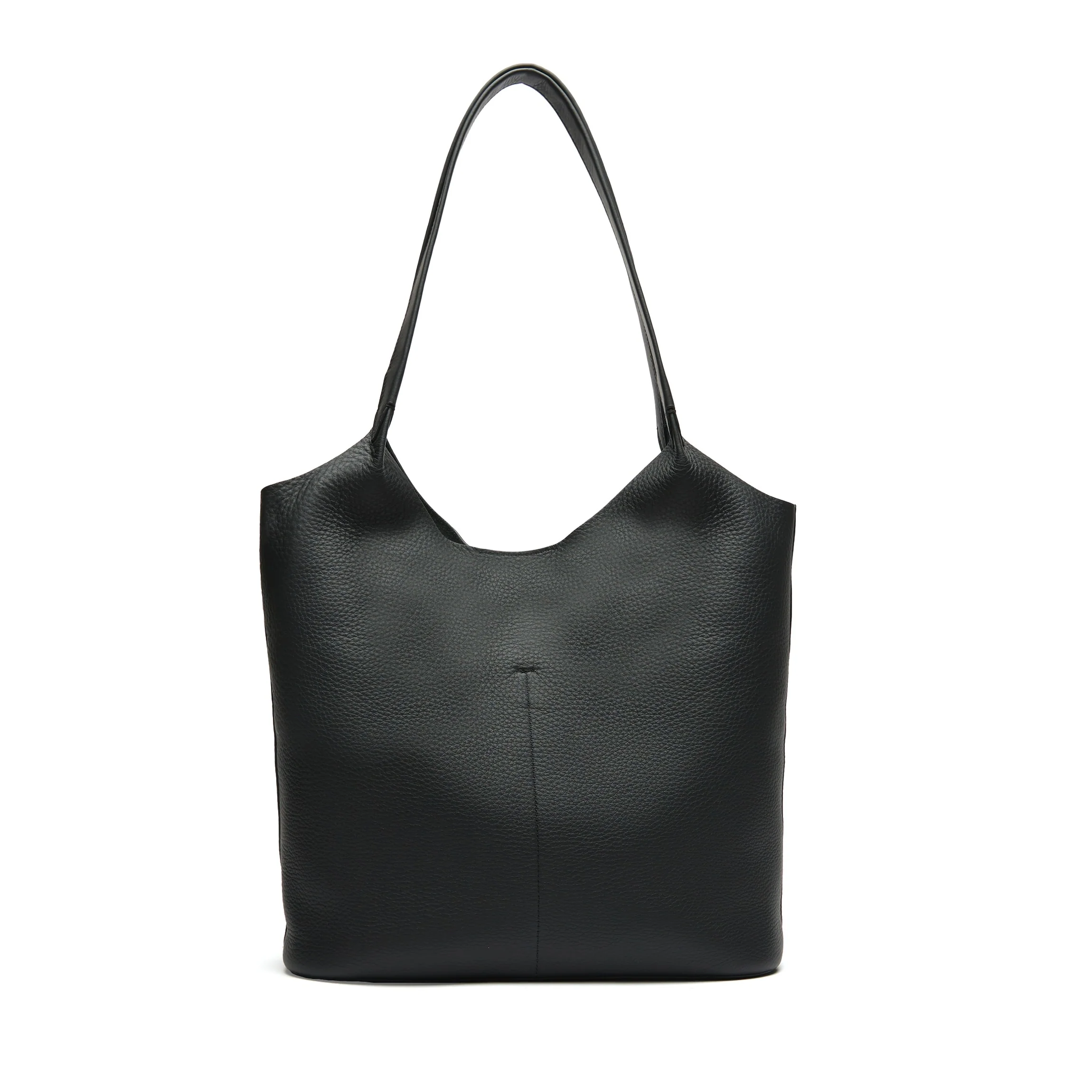 Mia Large Shopper Tote Black Pebble - Image 7