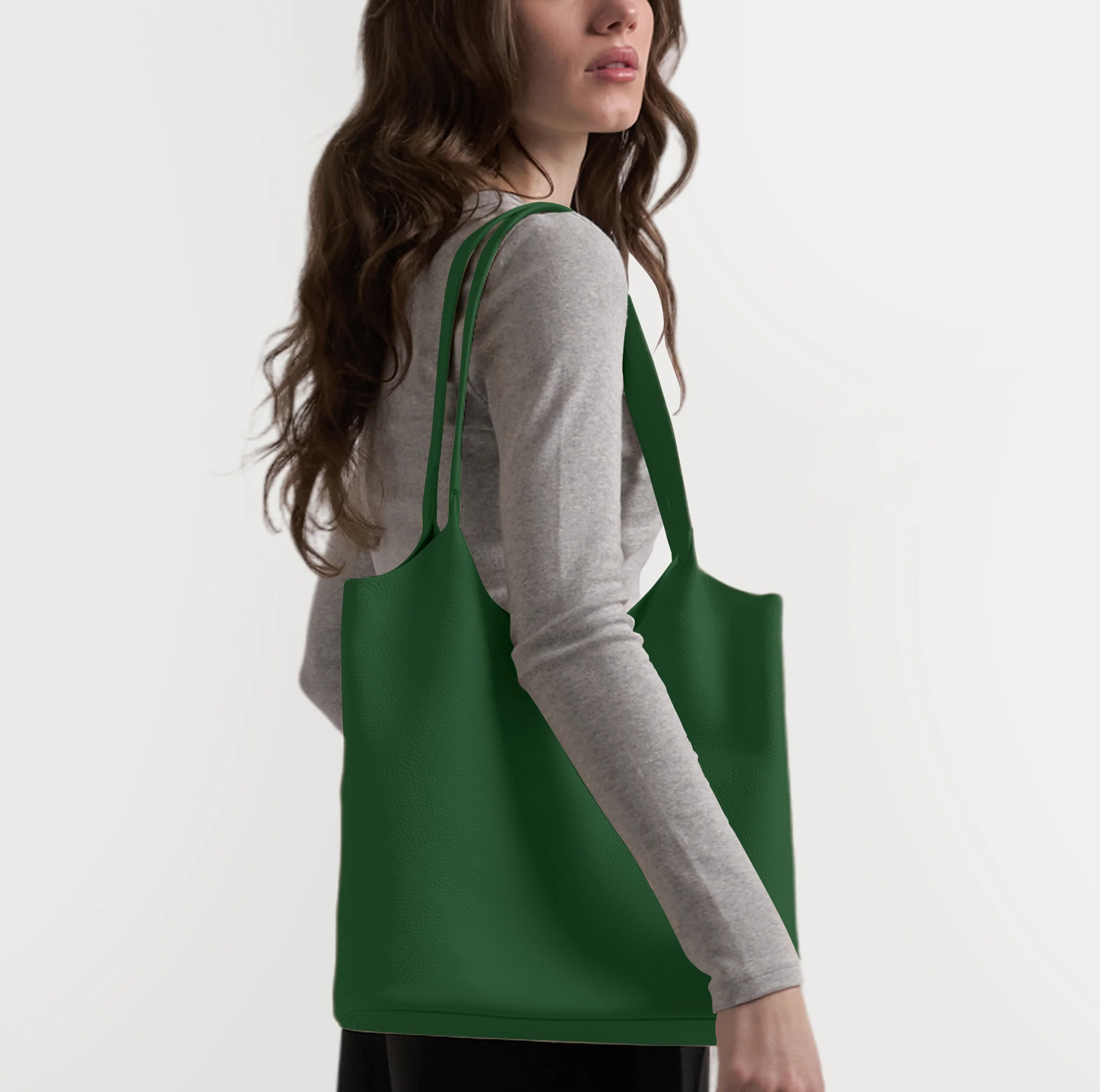Mia Large Shopper Tote Fairway Green - Image 2