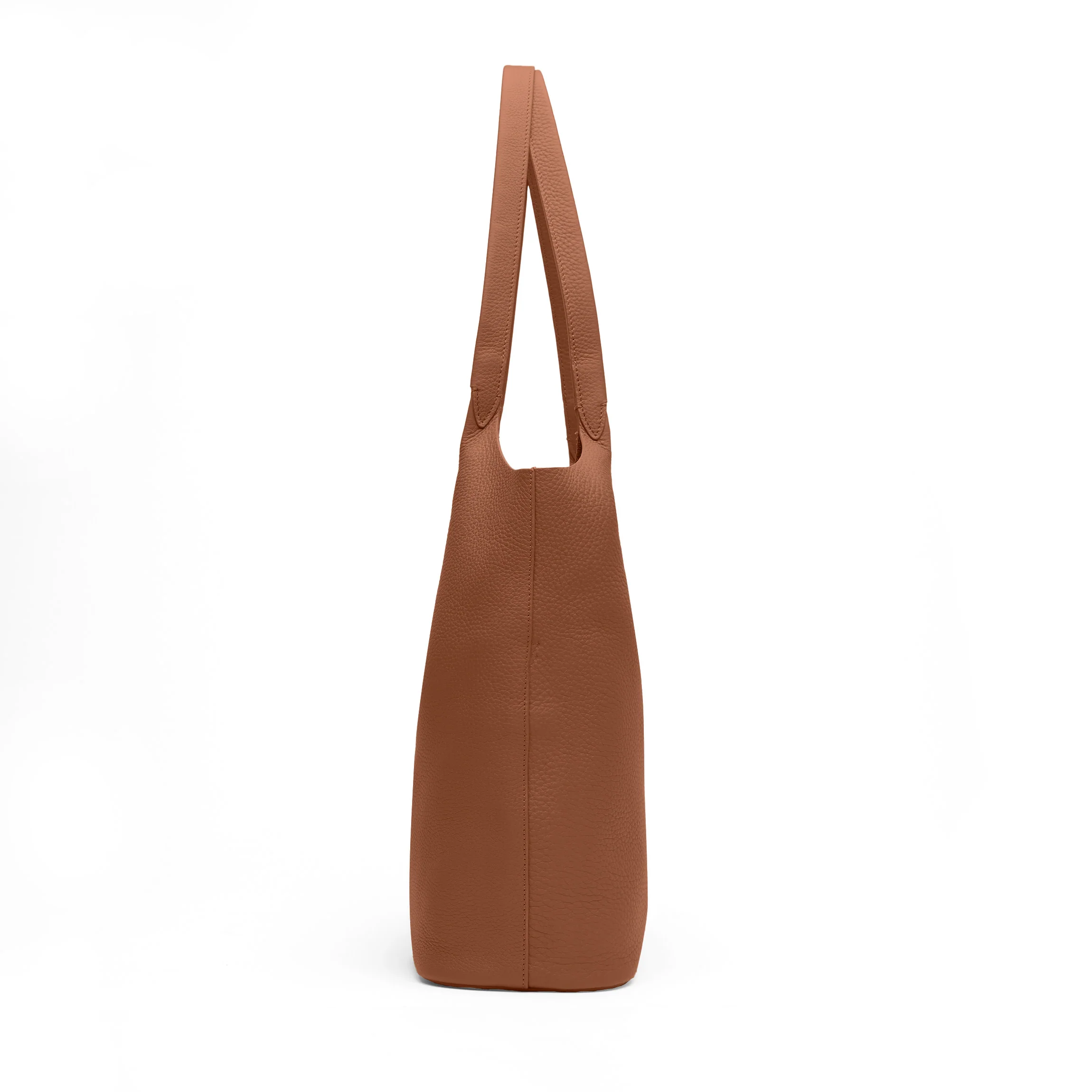 Mia Large Shopper Tote Saddle Brown - Image 5