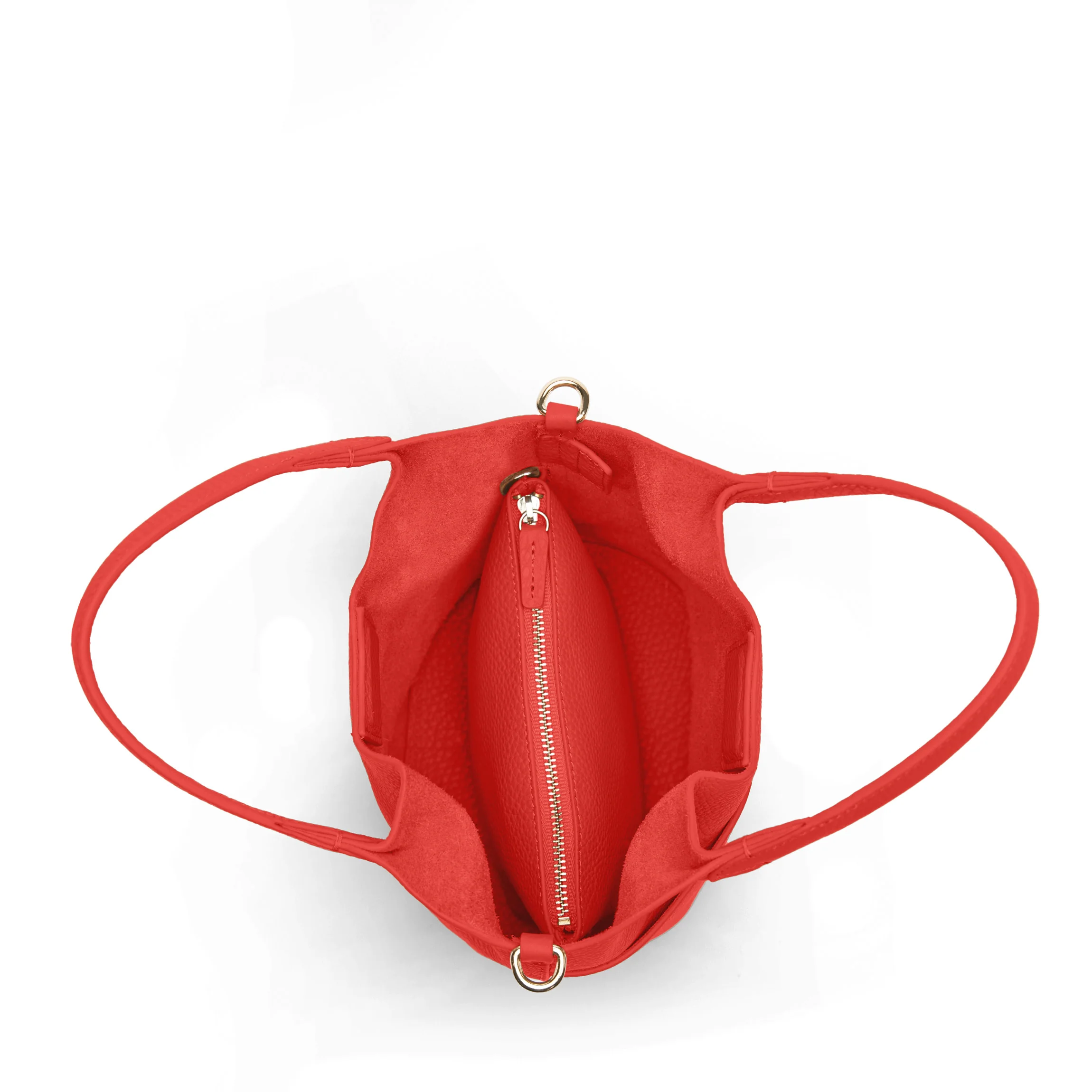 Mia Small Bucket Tote Buoy Red - Image 6