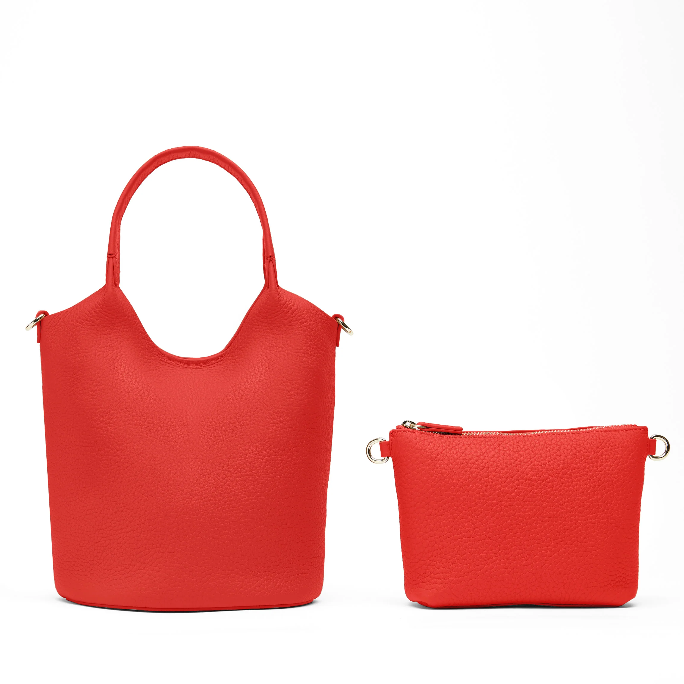 Mia Small Bucket Tote Buoy Red - Image 7