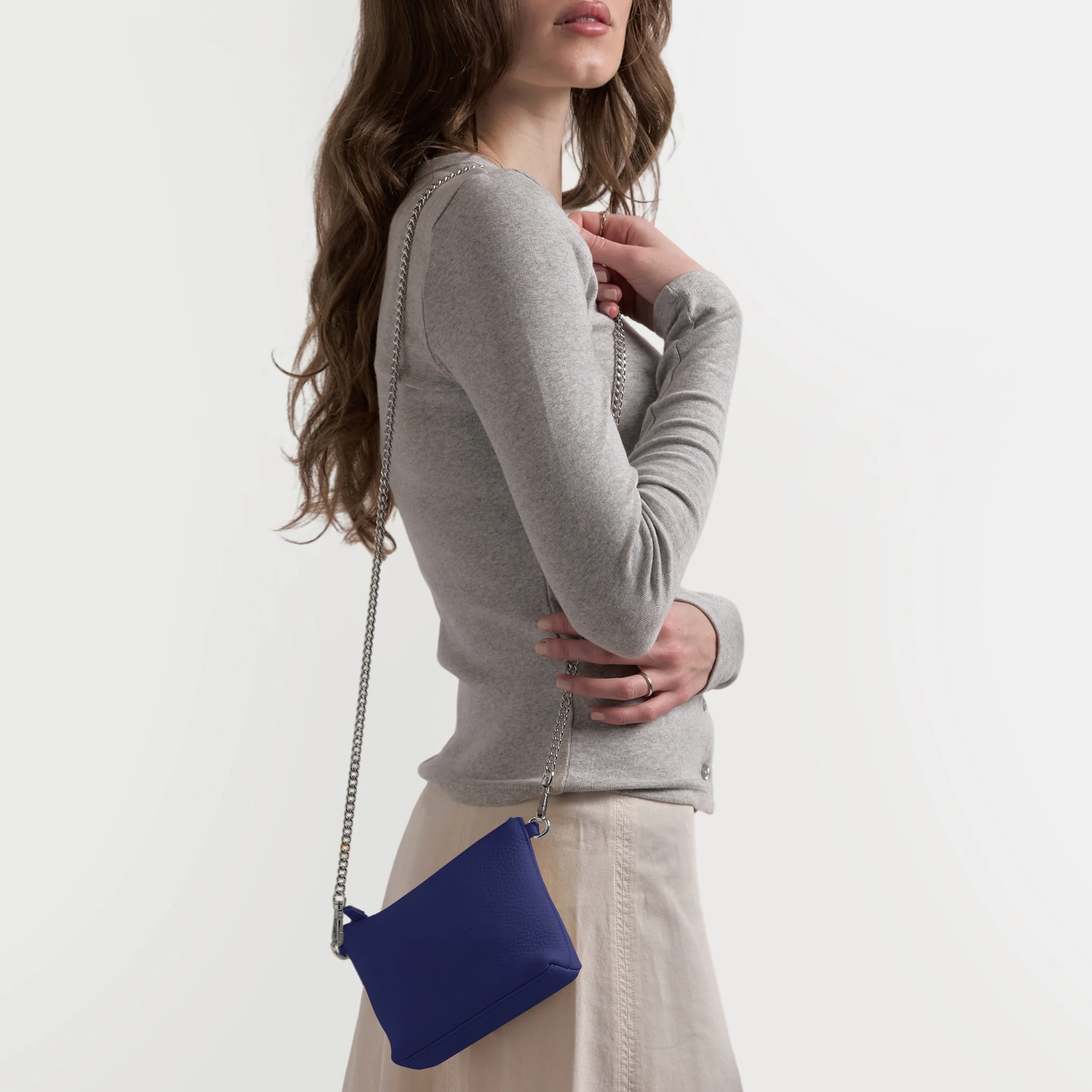 Mia Small Bucket Tote Regatta Blue - Image 4