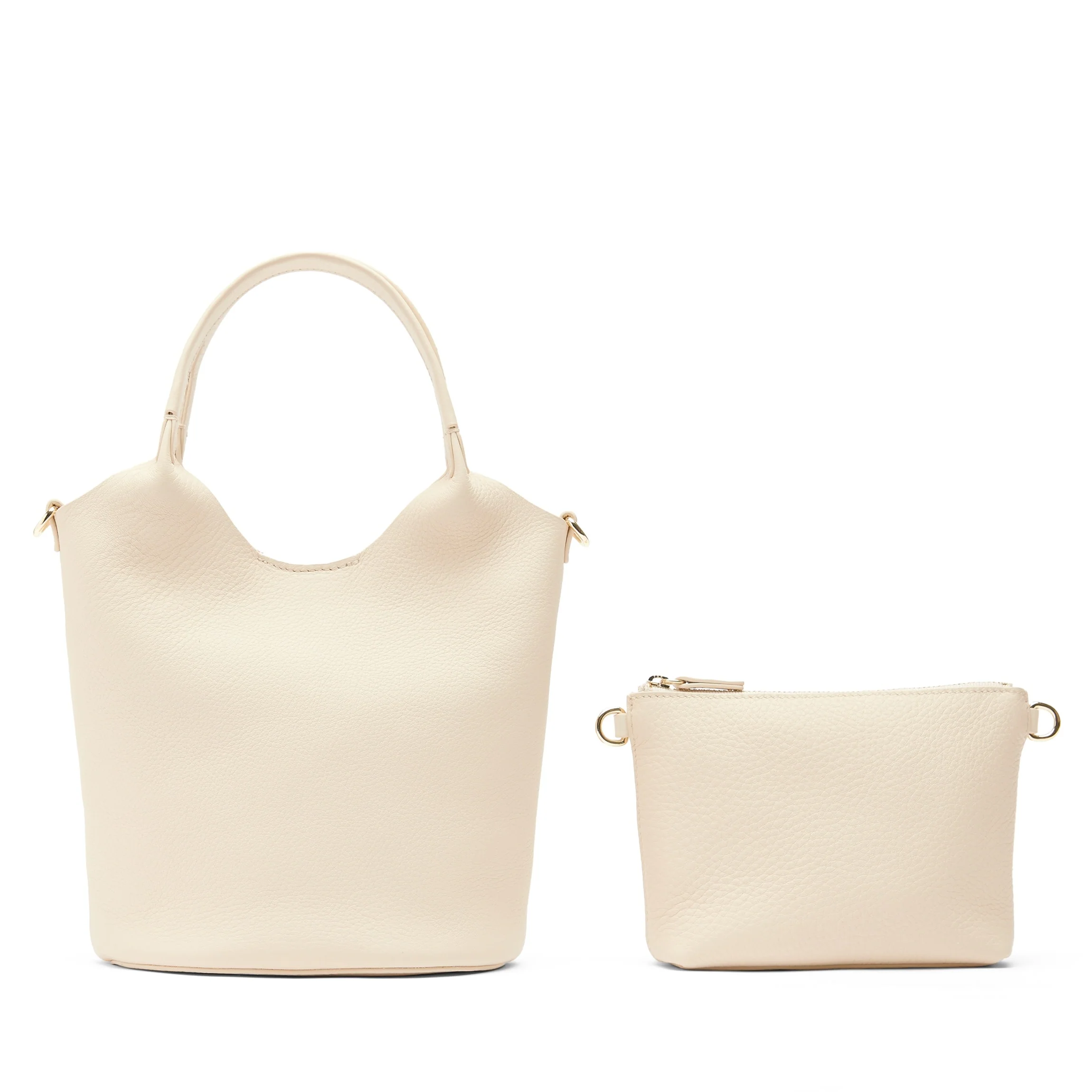 Mia Small Bucket Tote Sand - Image 7