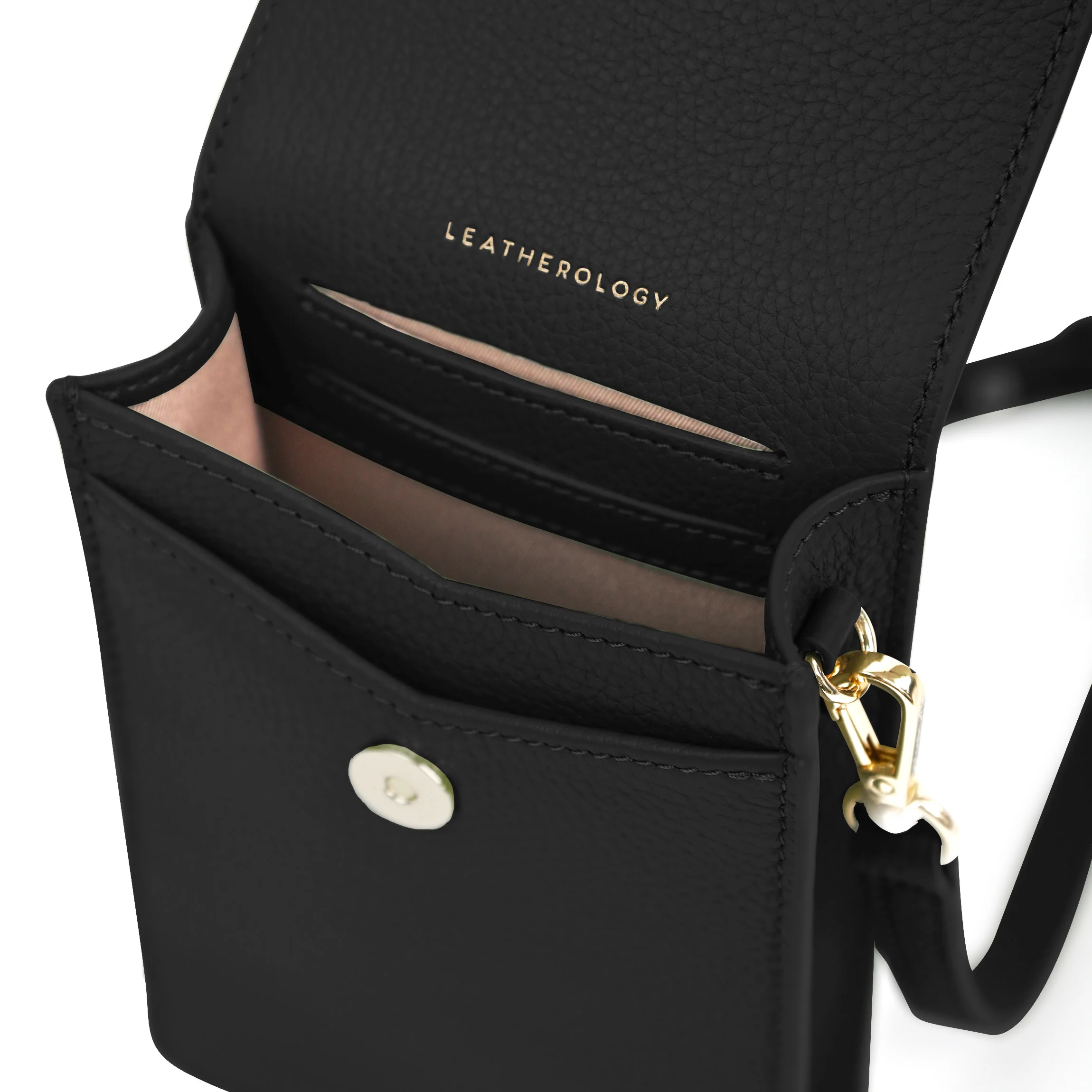 Mini Willow Crossbody Black Pebble - Image 3
