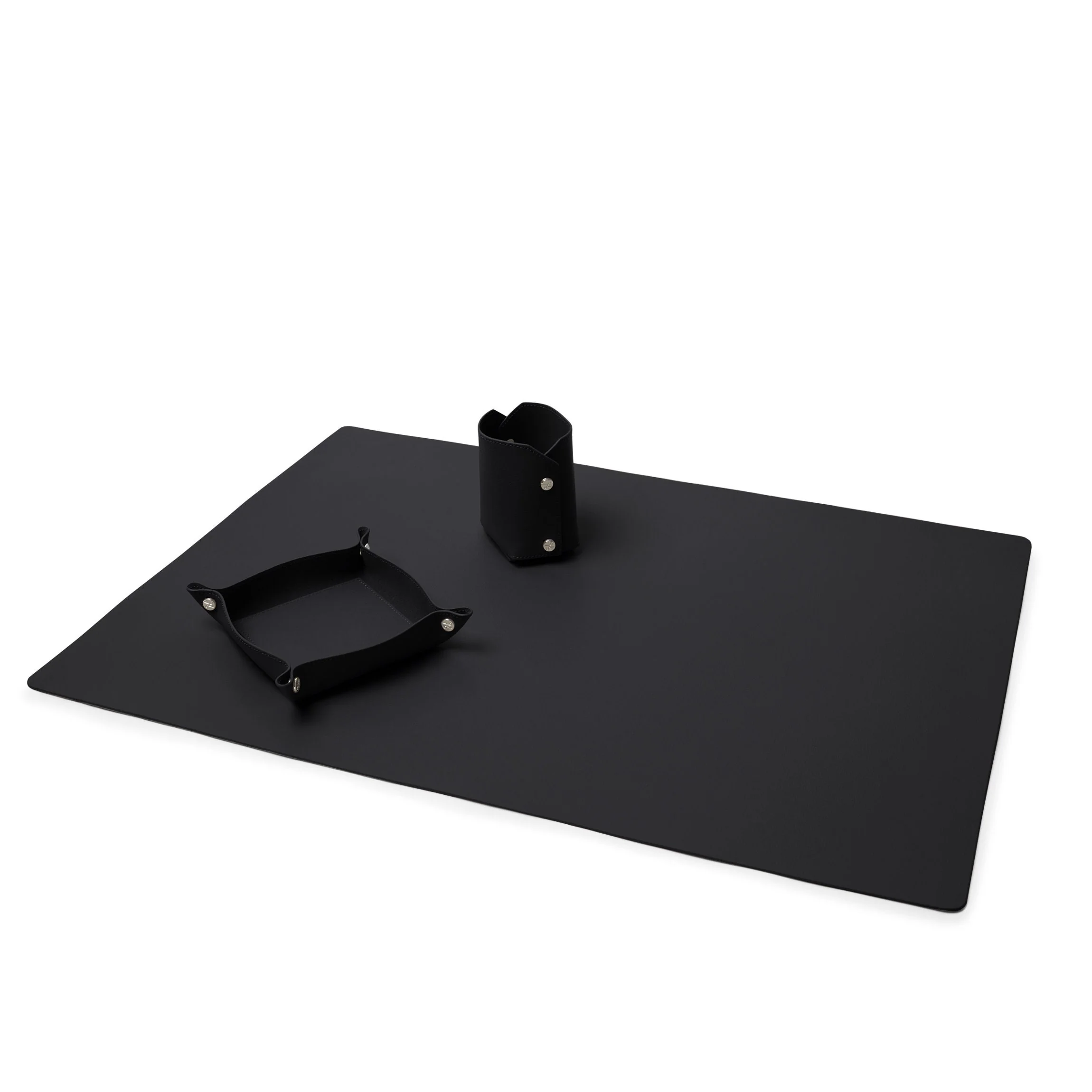 Modern Desk Set Black - Image 3