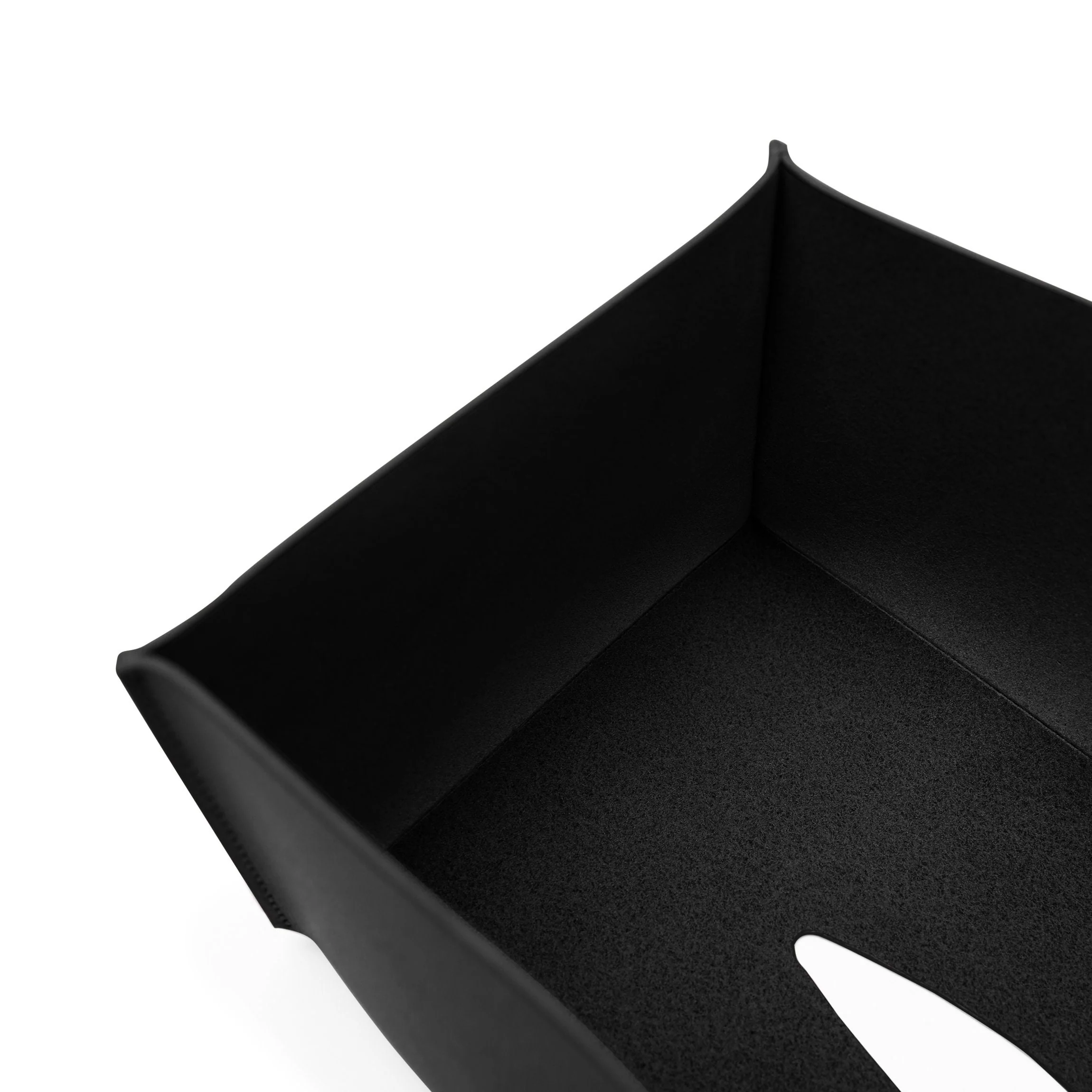 Modern Horizontal Tissue Box Holder Black - Image 4