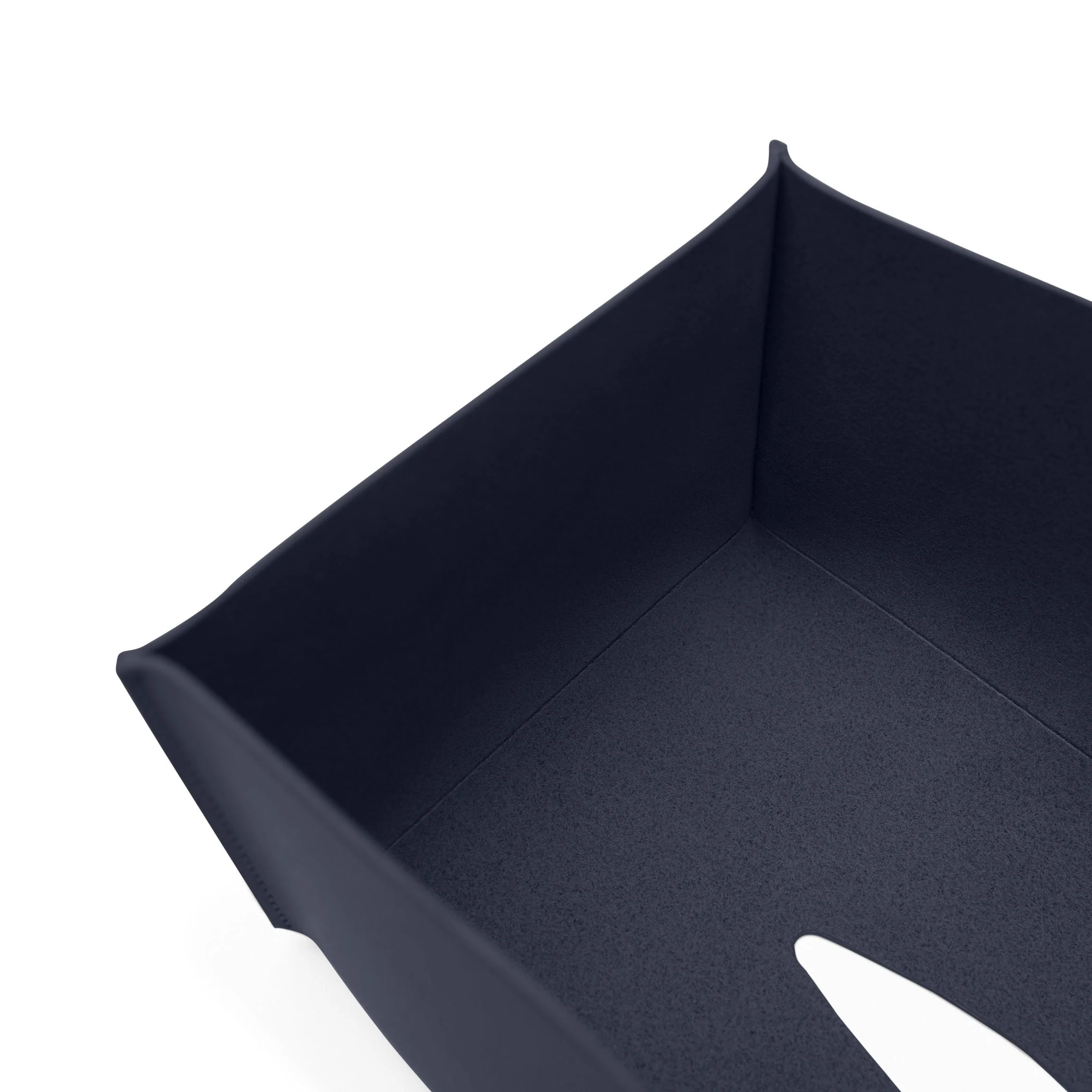 Modern Horizontal Tissue Box Holder Midnight Blue - Image 4
