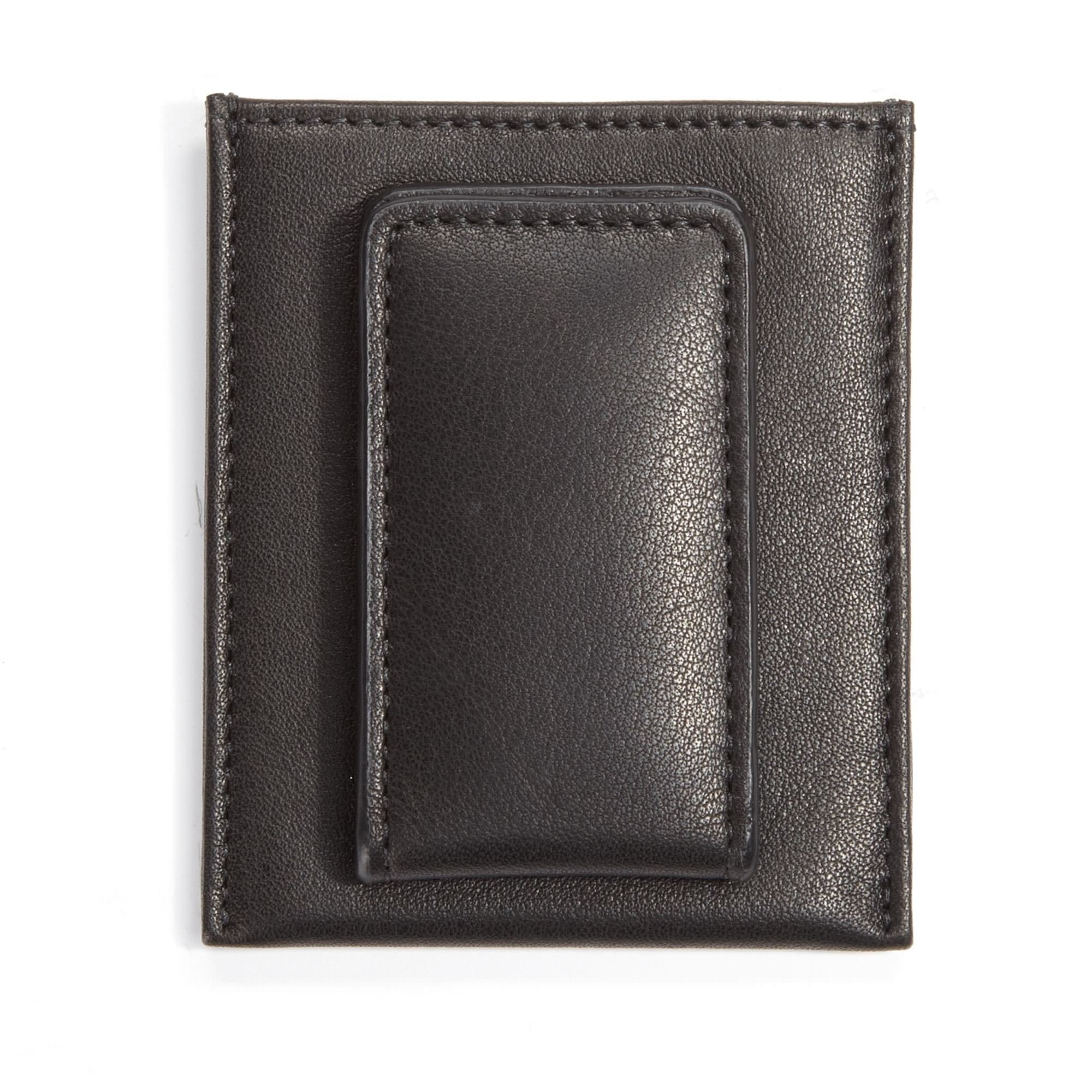 Money Clip Card Case Black Onyx