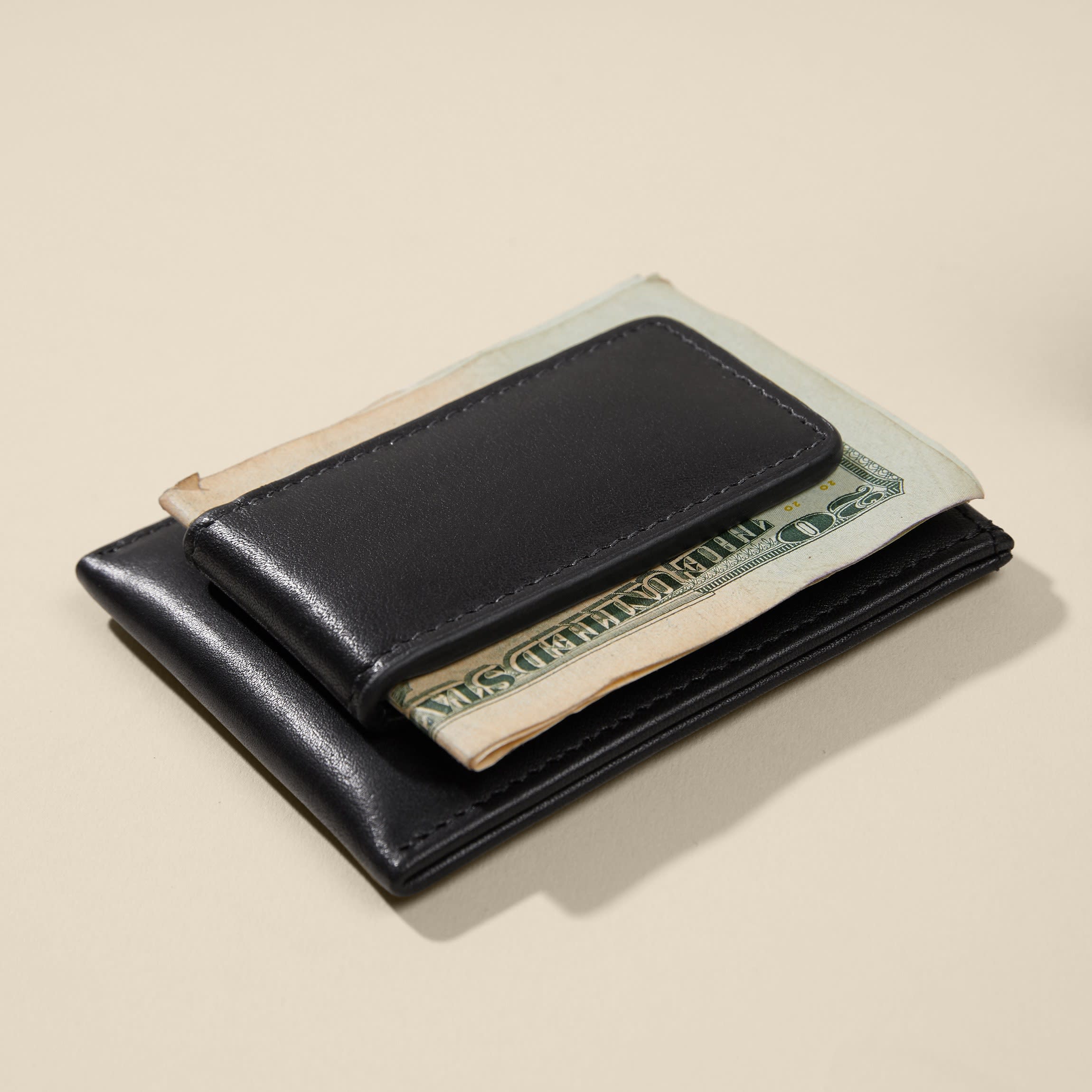 Money Clip Card Case Black Onyx - Image 3