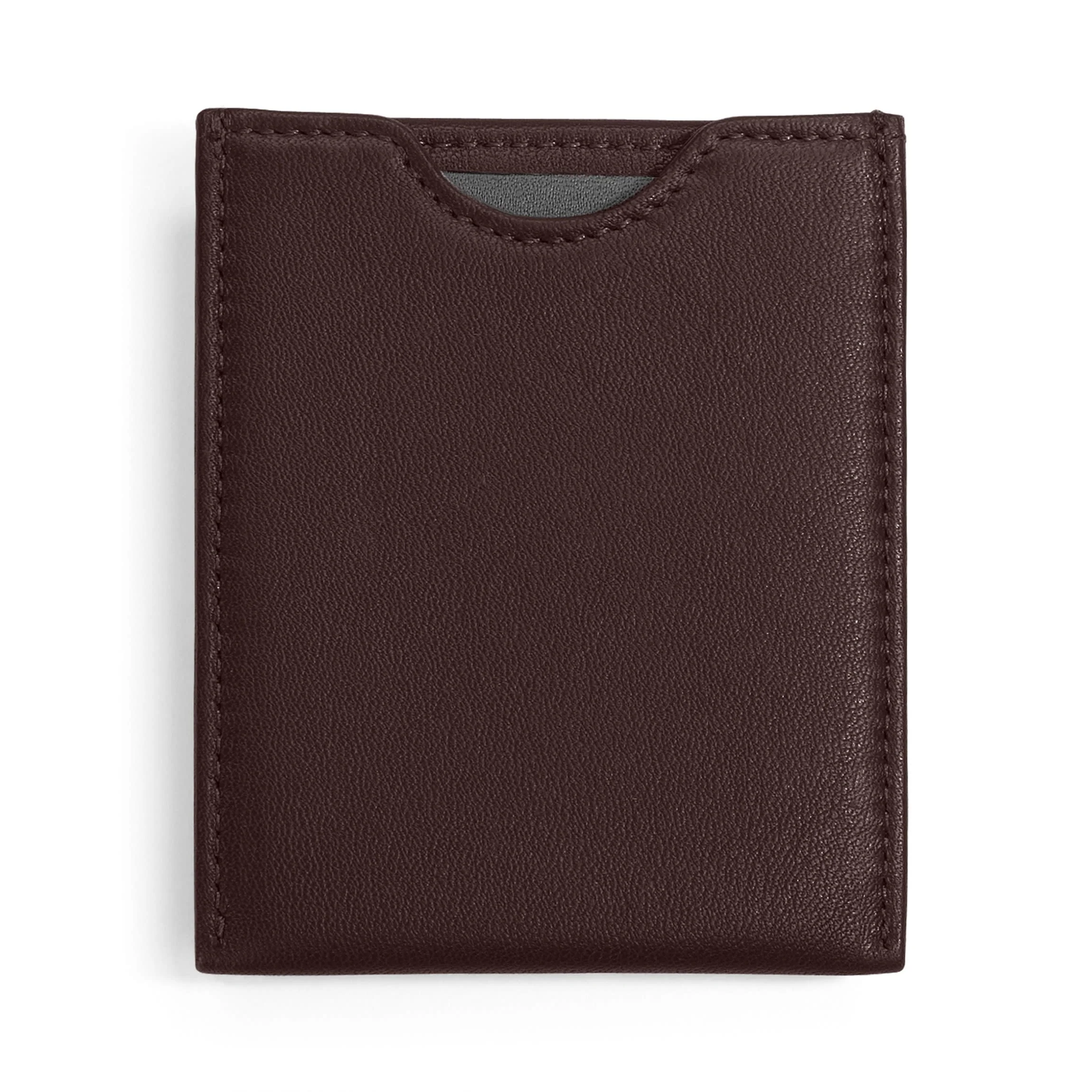 Money Clip Card Case Brown - Image 4
