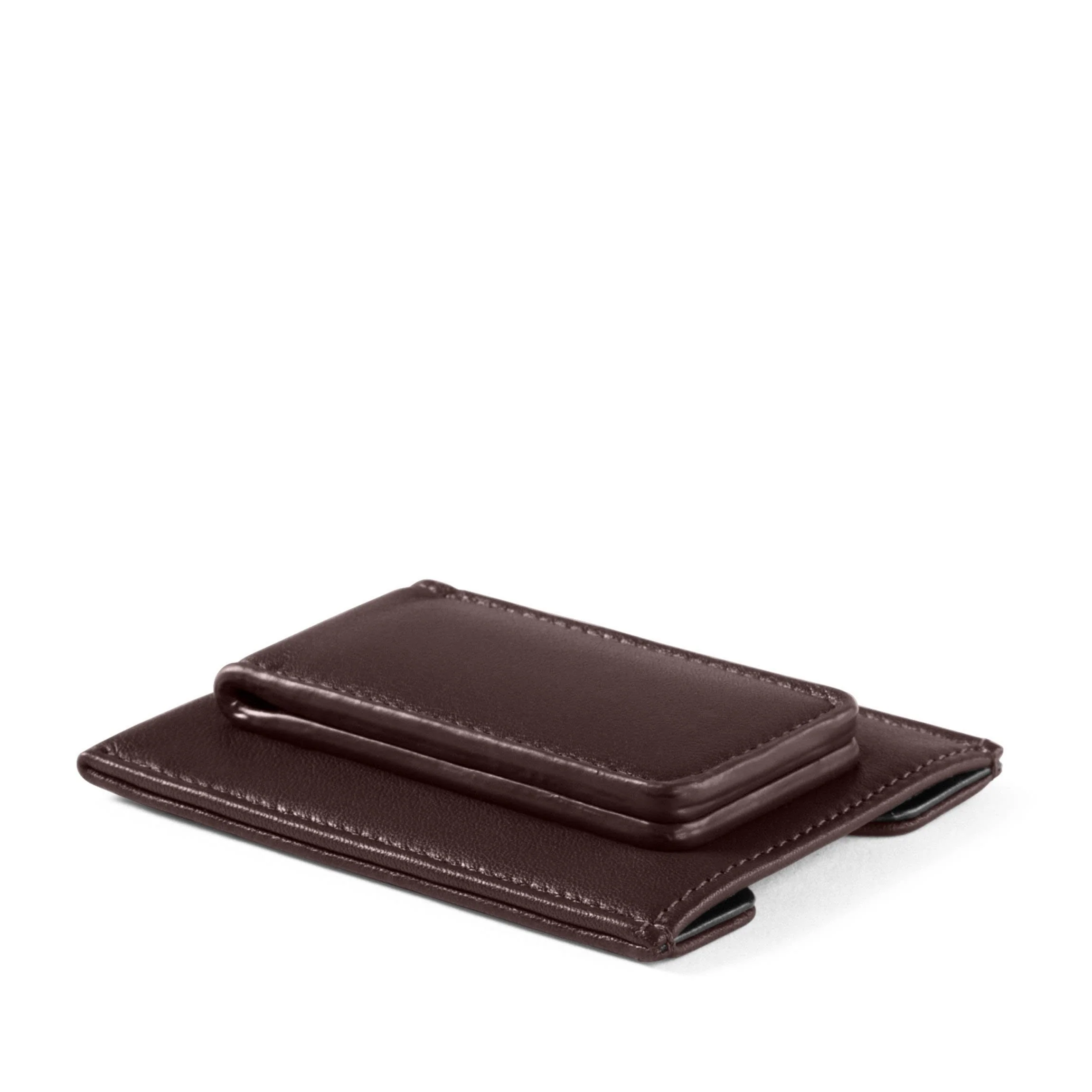 Money Clip Card Case Brown - Image 5