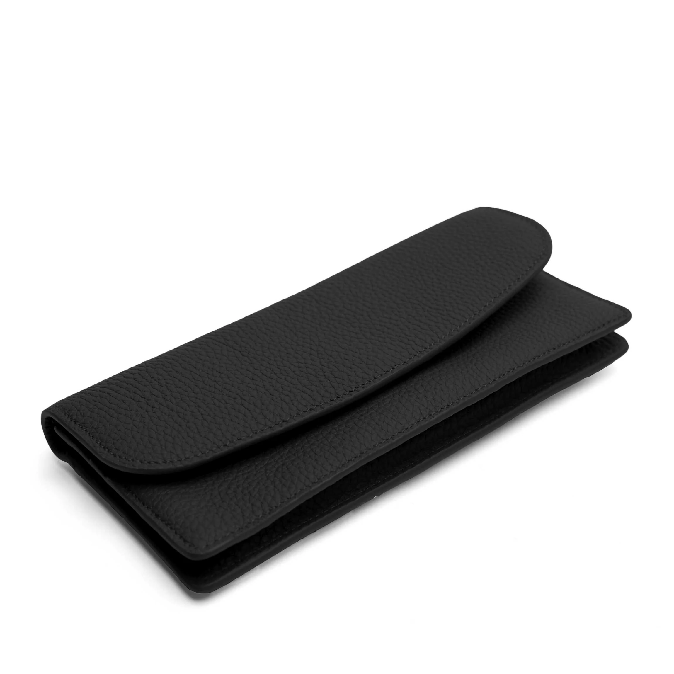 Nina Slim Long Wallet Black Pebble - Image 3