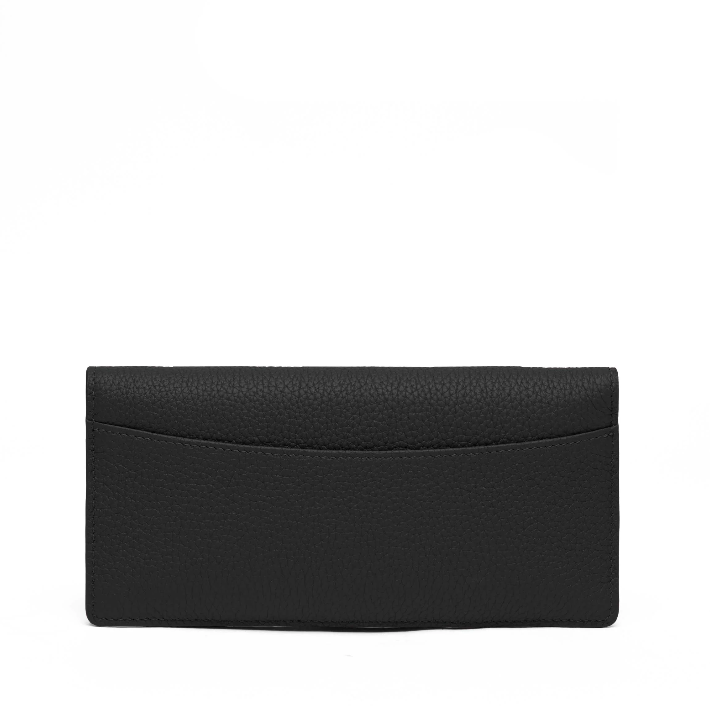 Nina Slim Long Wallet Black Pebble - Image 5