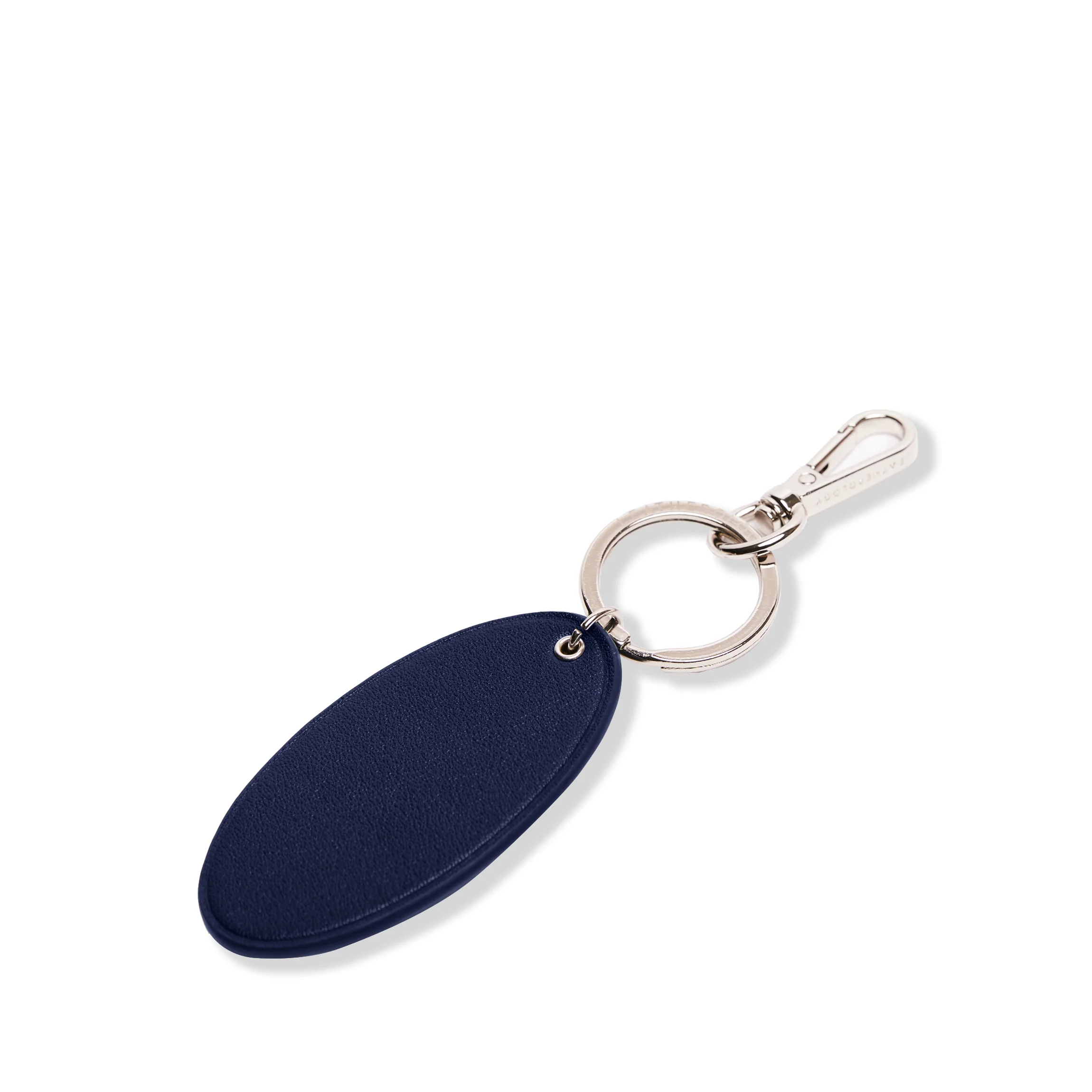 Oval Keychain Navy Blue - Image 3