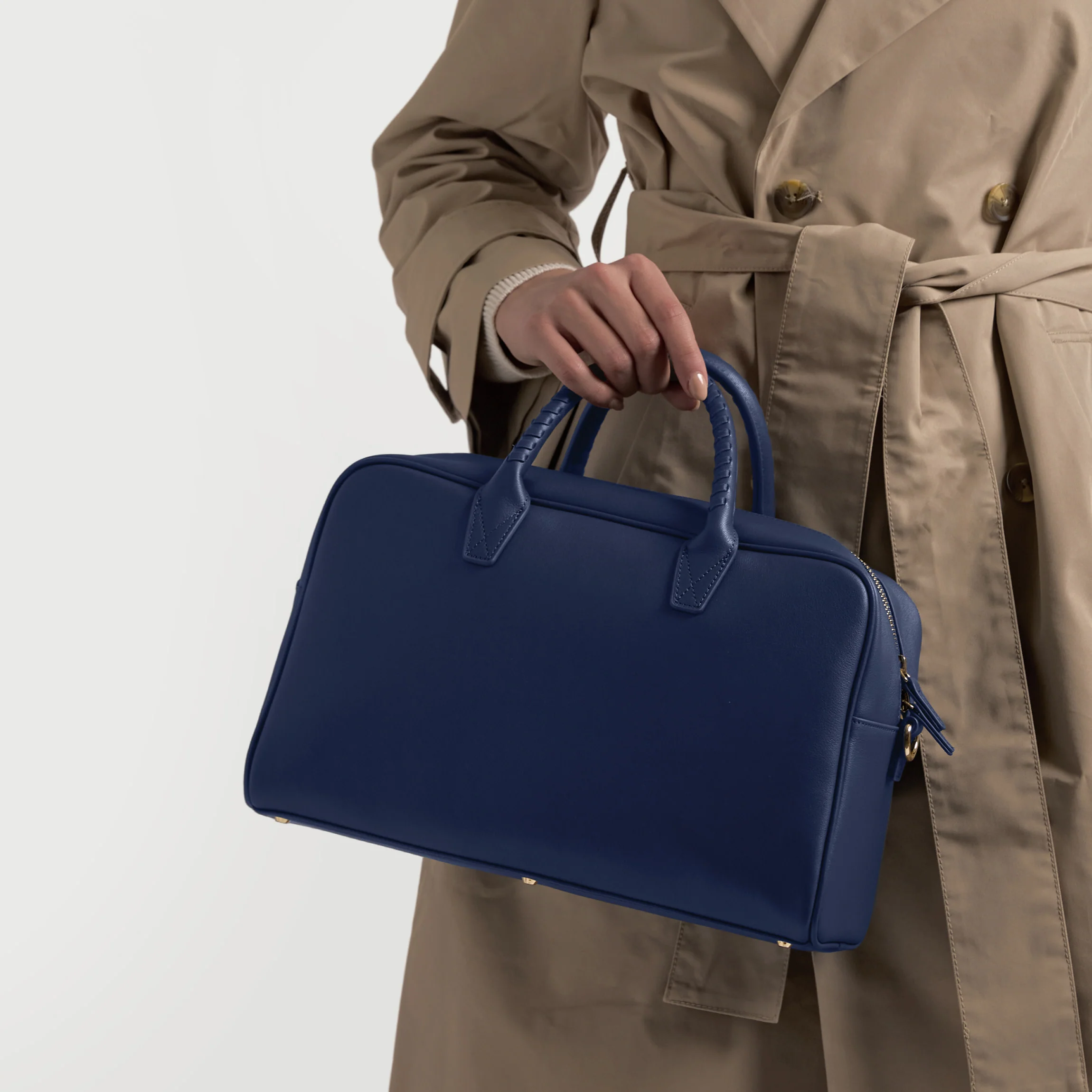 Park Satchel Navy Blue - Image 3